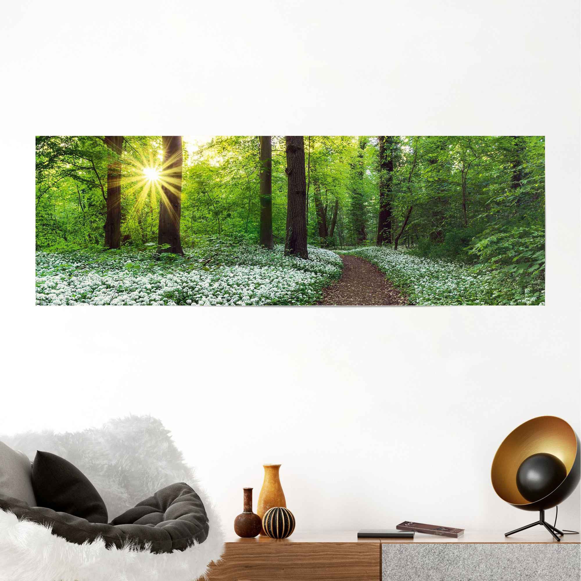 Reinders! Poster »Waldlichtung Frühling«, (1 St.)