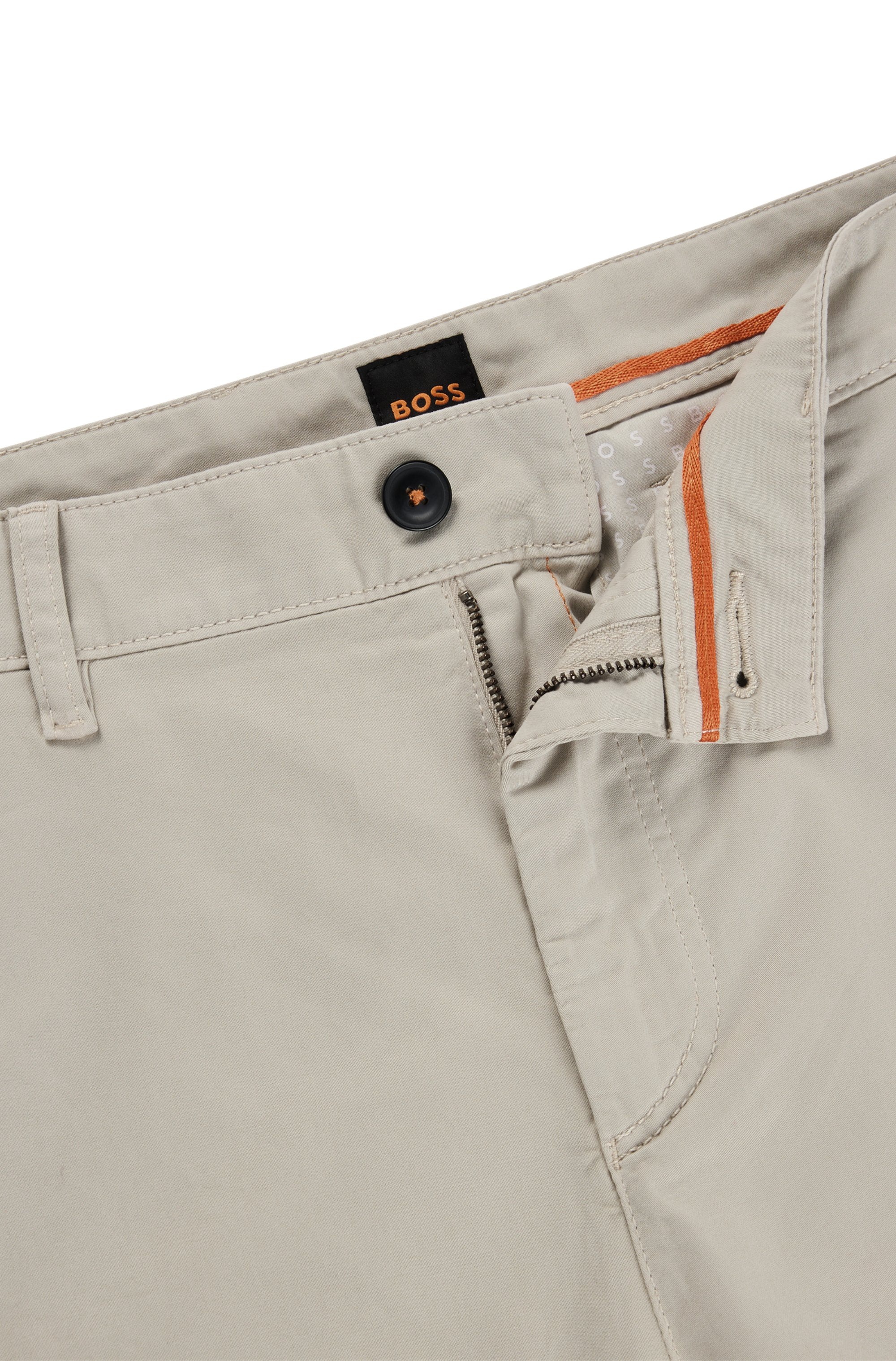 BOSS ORANGE Chinohose »tapered«  mit BOSS Logo hinten