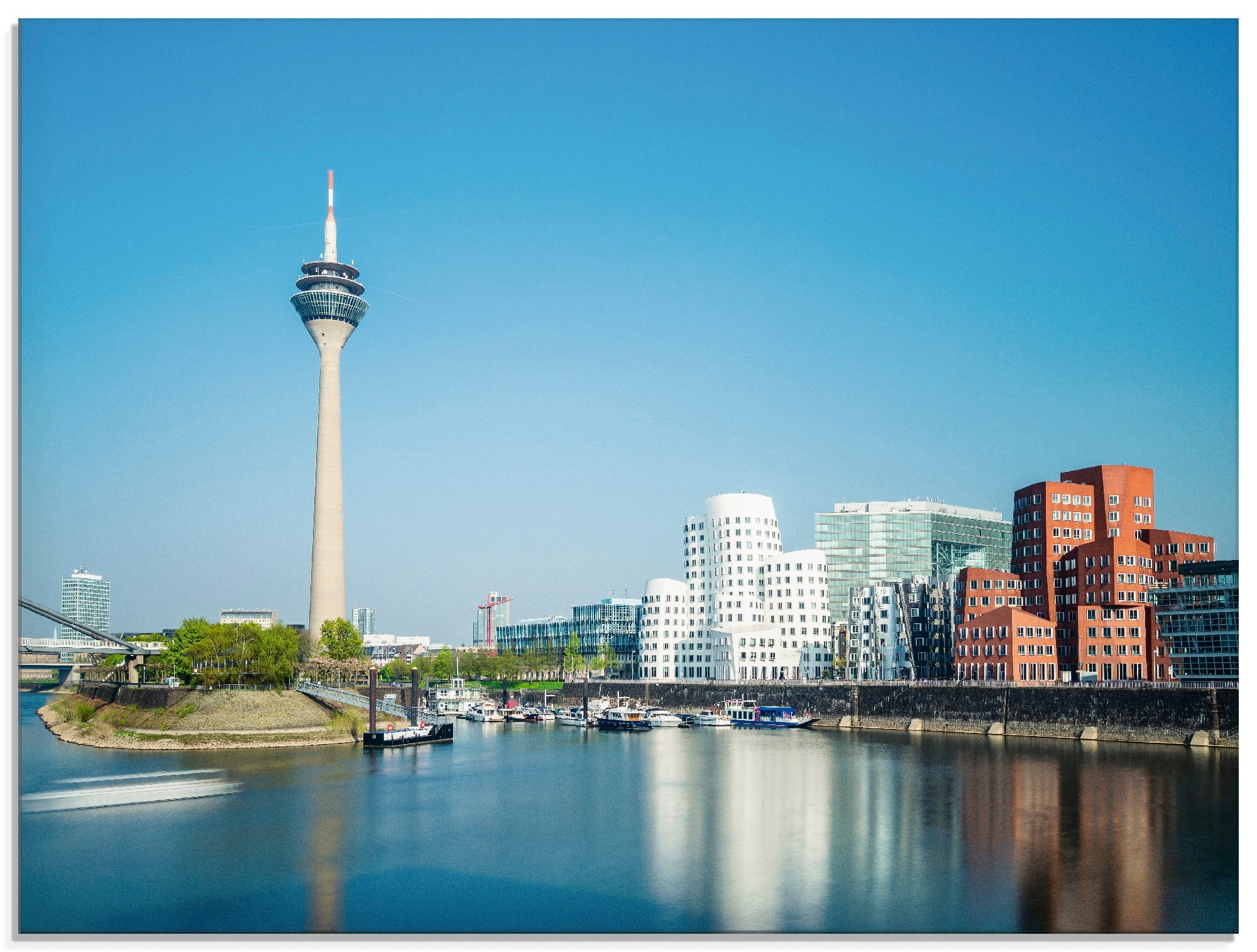 Image of Artland Glasbild »Düsseldorf Medienhafen 2«, Deutschland, (1 St.) bei Ackermann Versand Schweiz
