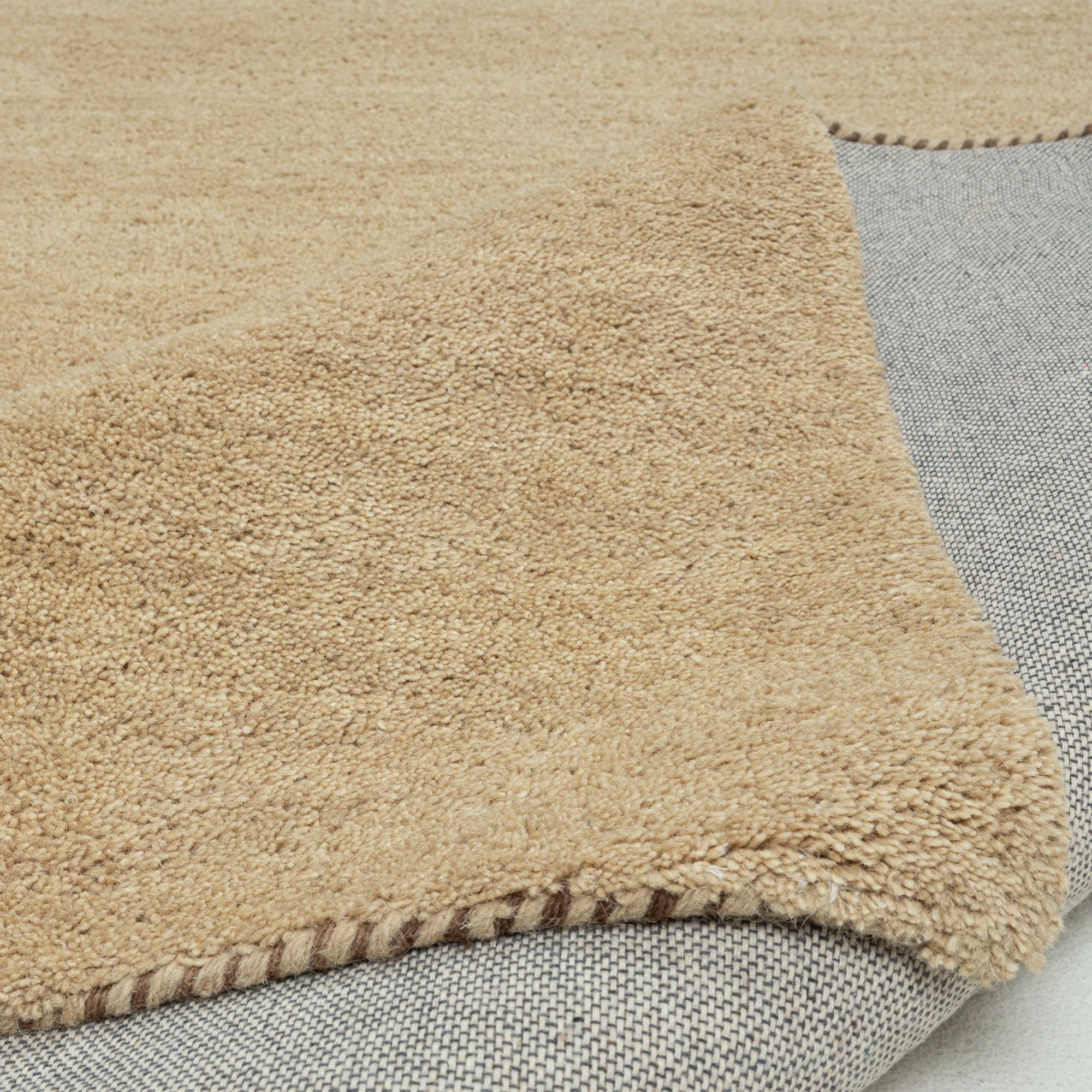 THEKO Tapis en laine »Gabbeh Uni, Handgefertigt, meliert, auch als Läufer erhältlich, Wolle« Rectangulaire 14 mm Höhe Schlafzimmer, Wohnzimmer, Esszimmer, auch als Läufer oder rund