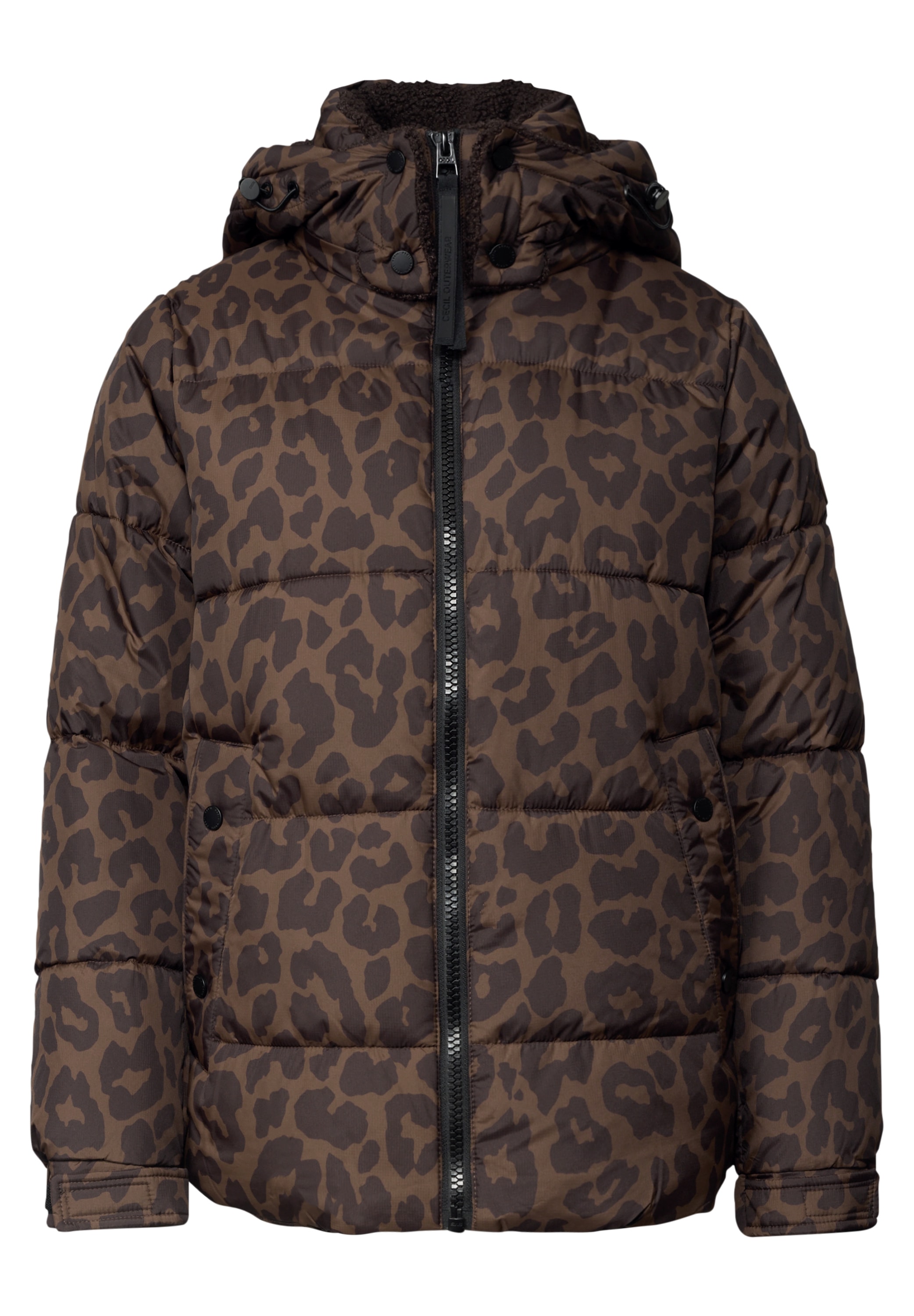 Image of Cecil Steppjacke mit Kapuze mit wärmendem Plüschfutter