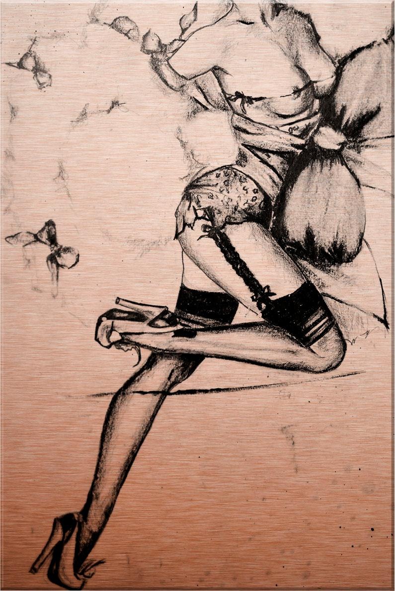 Image of Wall-Art Alu-Dibond-Druck »Verführerisches Pin-up«, 40/60 cm bei Ackermann Versand Schweiz