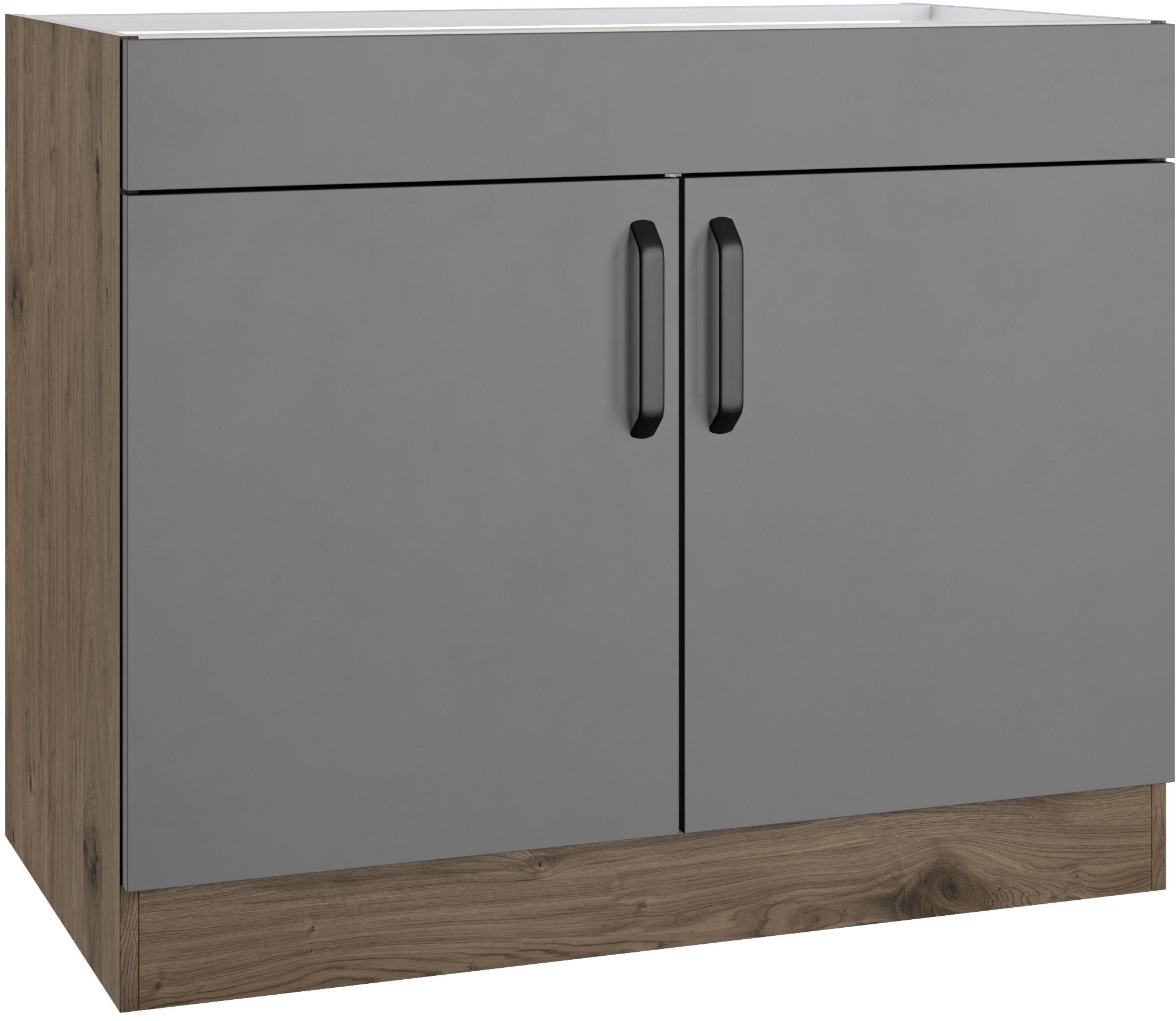 wiho Küchen Meuble évier »Elba« Breite 100 cm