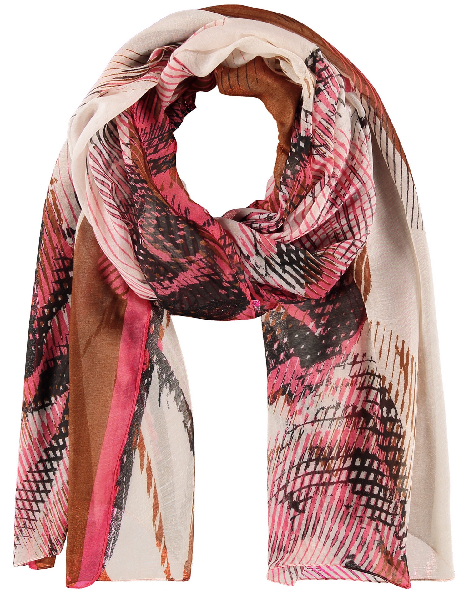 Schal »Schal mit Rosenmuster«