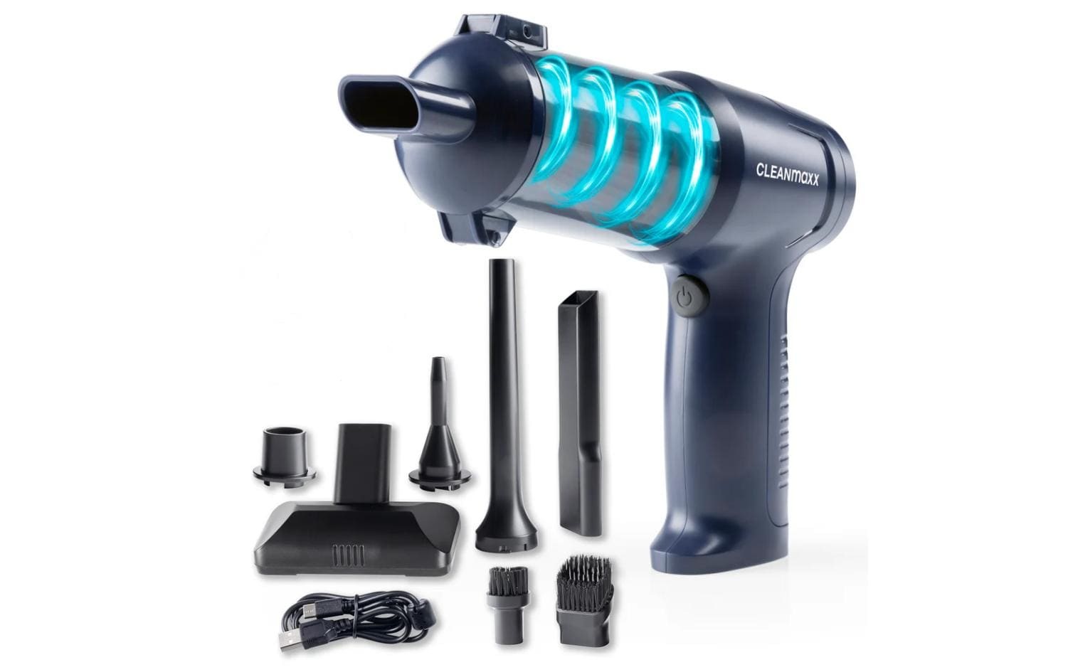 Image of CLEANmaxx Akku-Handstaubsauger "CLEANmaxx Akku-Handsauger 16535 Dunkelblau"