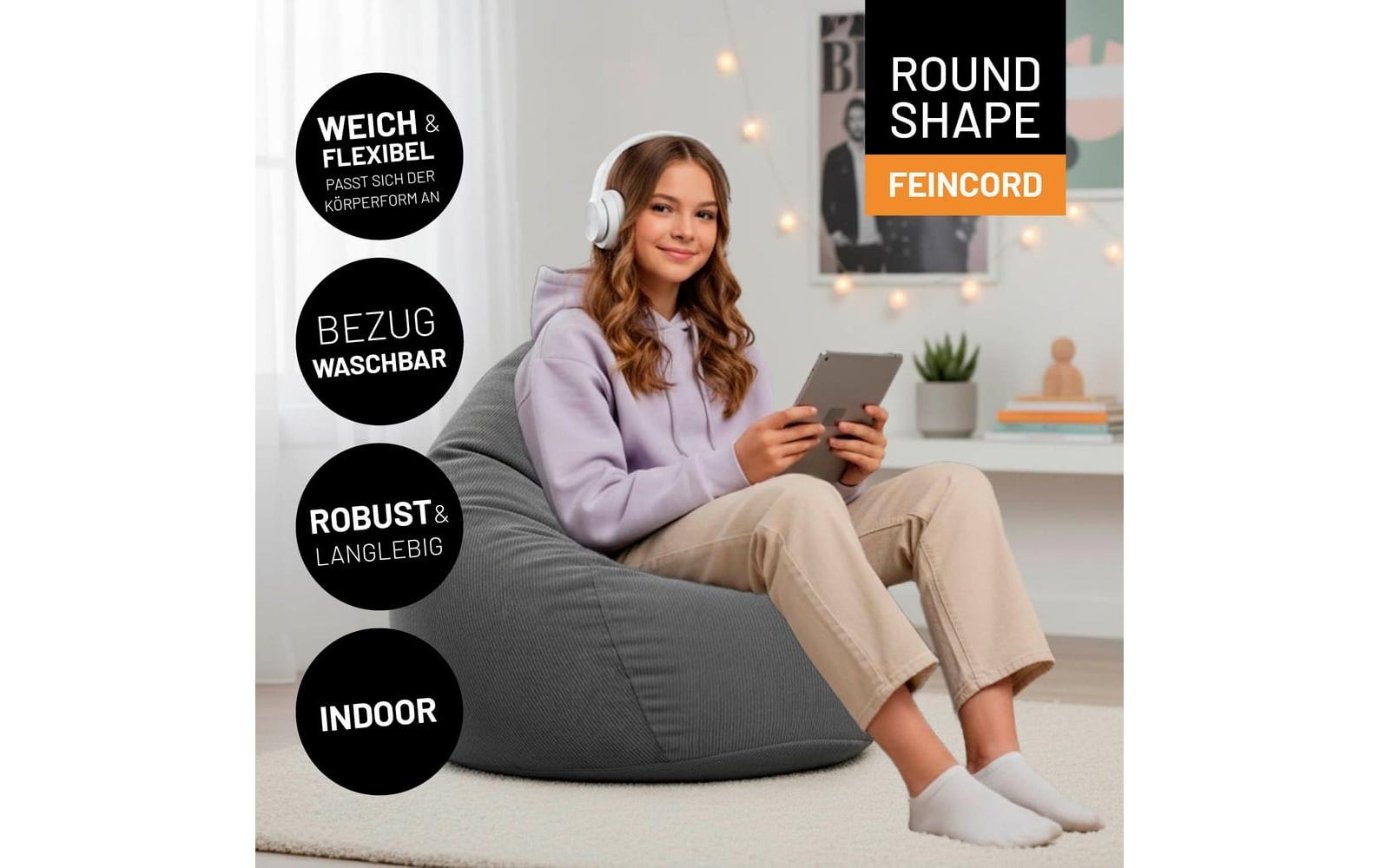 Lumaland Pouf »185 l Comfort«