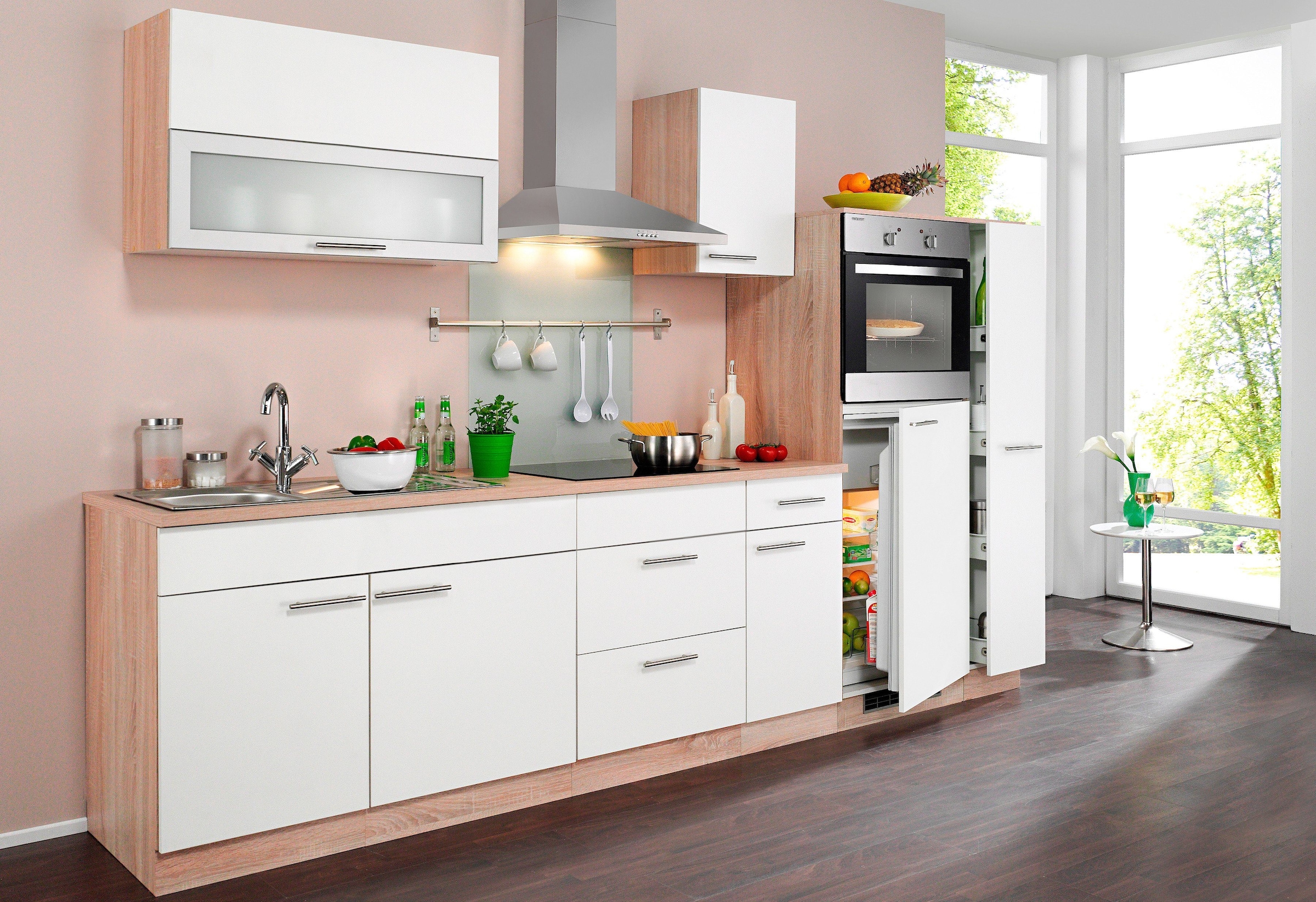 wiho Küchen Armoire à pharmacie »Montana« Auszug mit 4 Ablagefächern