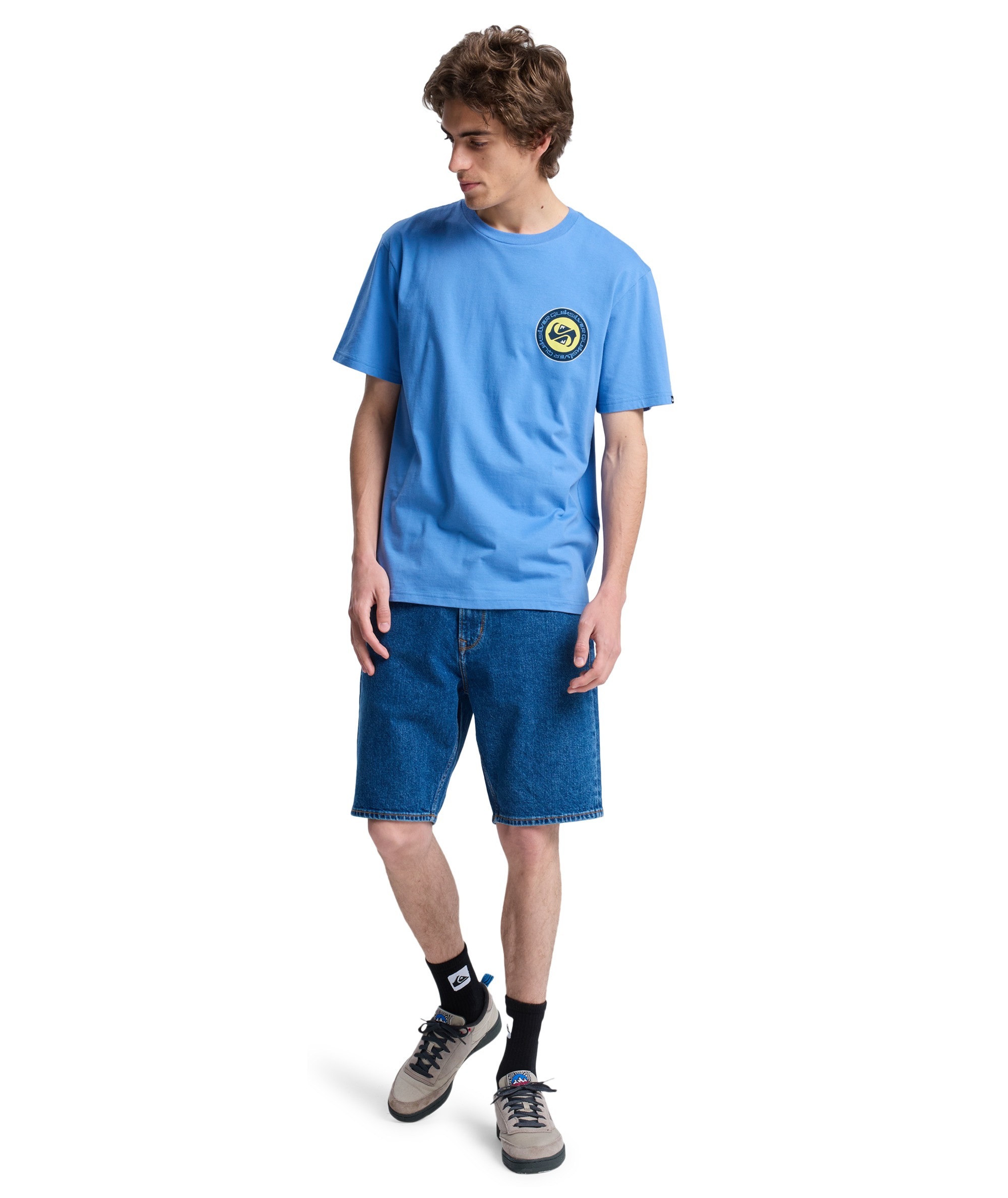 Quiksilver T-shirt »EV DUALITY SHORT SLEEVE« design à manches courtes, en coton, disponible en tailles S à XXL
