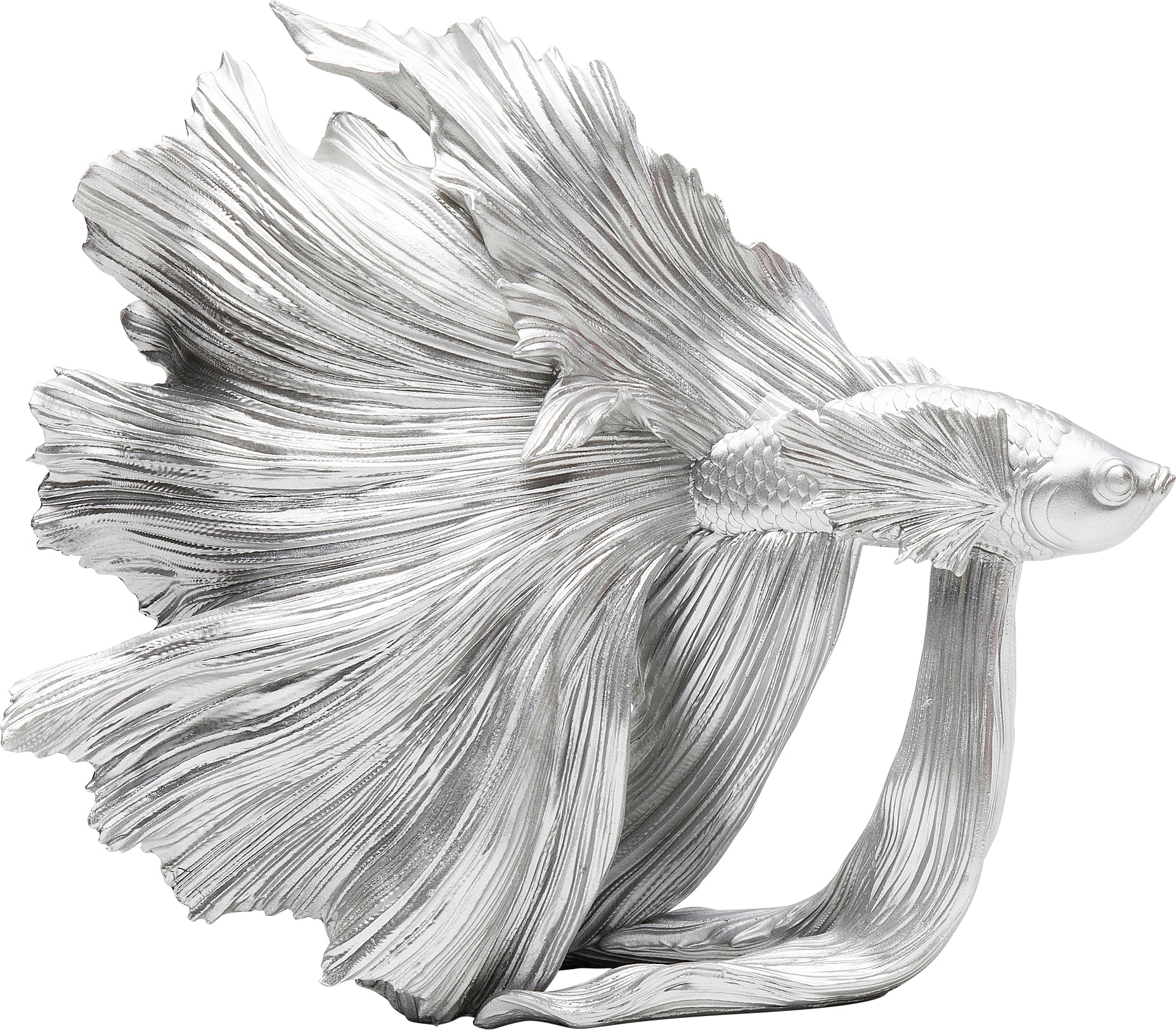 Kare Design Figurine de décoration »Betta Fish Silber Klein«