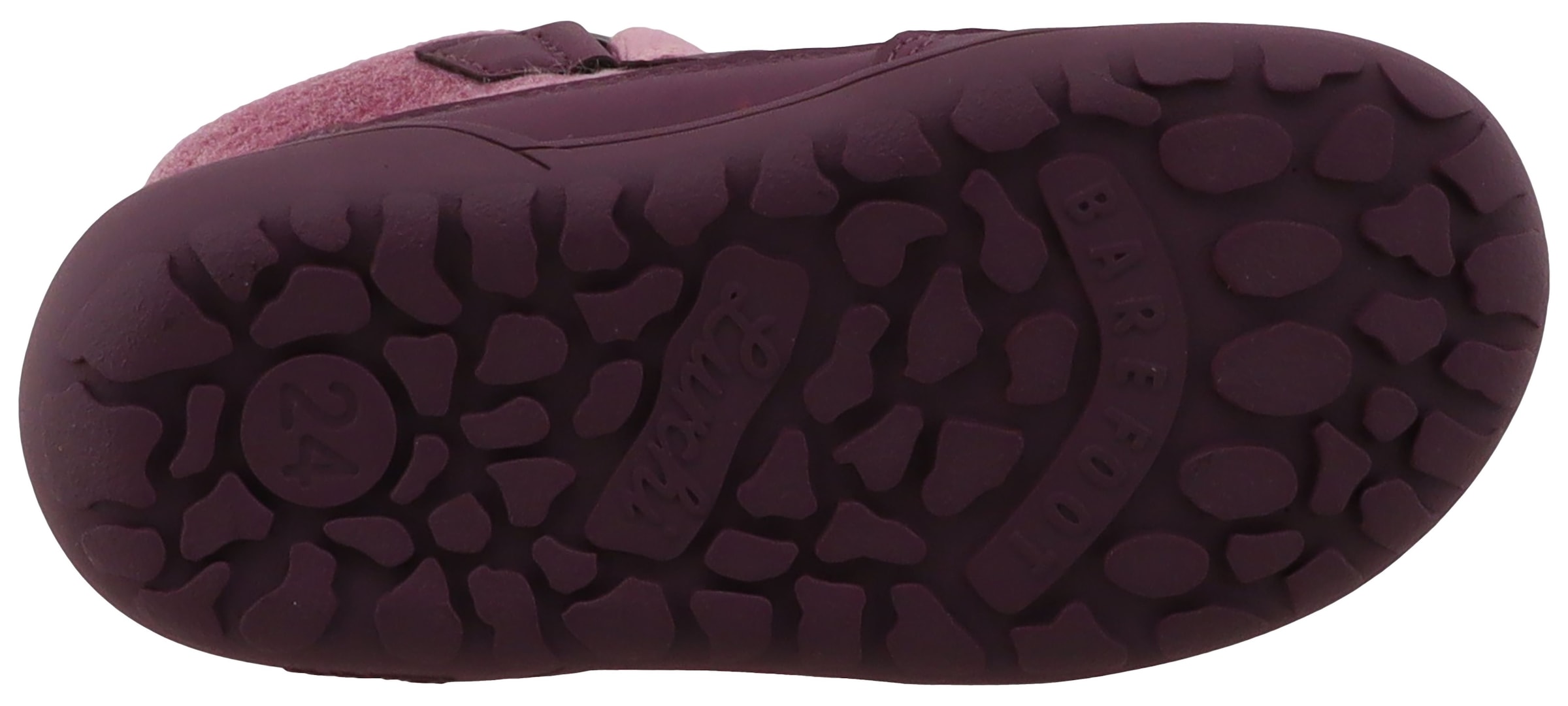 Lurchi Chaussures pieds nus »Jemmy Barefoot-TEX«  bottes d'hiver avec fleurs et logo, gabarit de tailles à télécharger