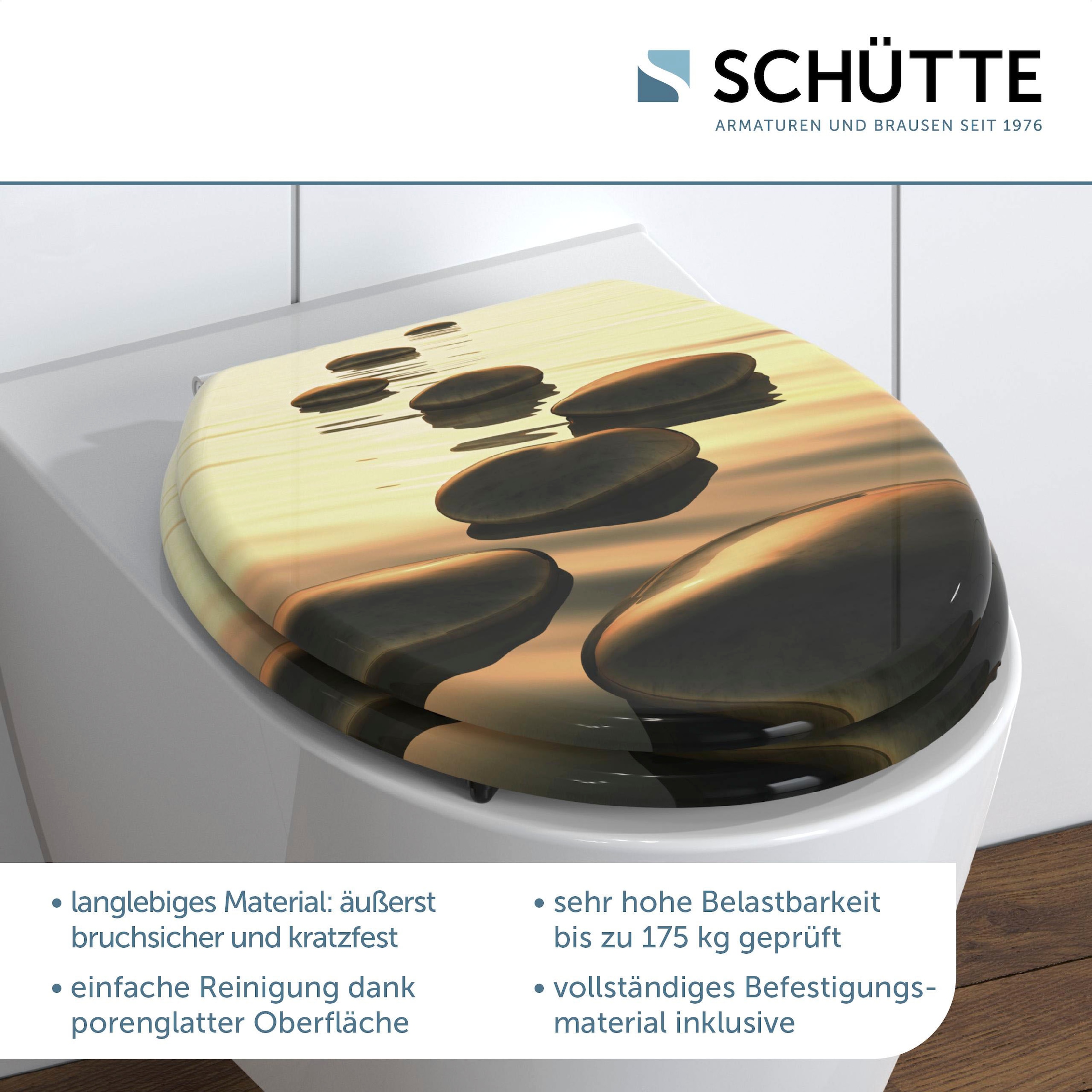 Schütte WC-Sitz »Sea Stone« MDF-Holzkern