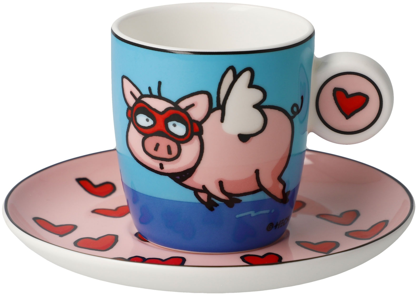Image of Goebel Tasse "Espressotasse Ed Eck- When Pigs Fly"