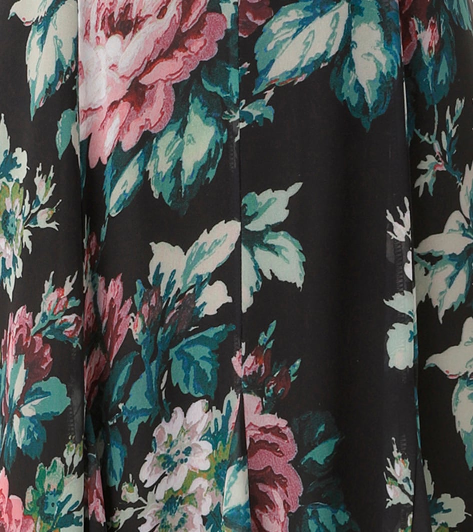 Aniston CASUAL Robe d'été im farbenfrohen Blumendruck - jedes Teil ein Unikat - NEUE KOLLEKTION