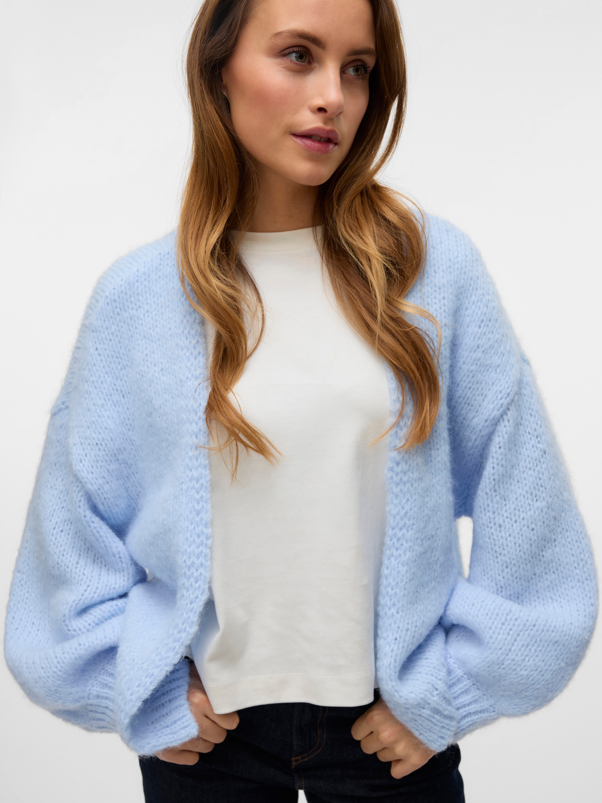 Vero Moda 1100000002199 »VMMAYBE LS OPEN CARDIGAN GA REP« Kunstfaser, oversize