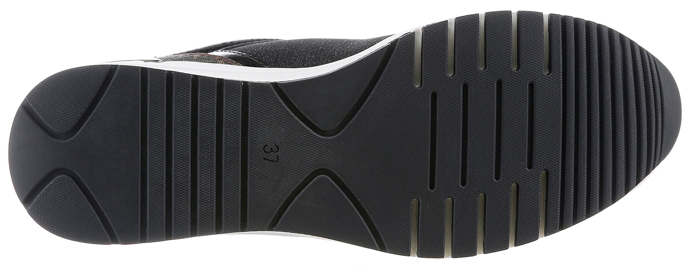 MARCO TOZZI Baskets compensées  , Freizeitschuh, Halbschuh, Schnürschuh in veganer Verarbeitung