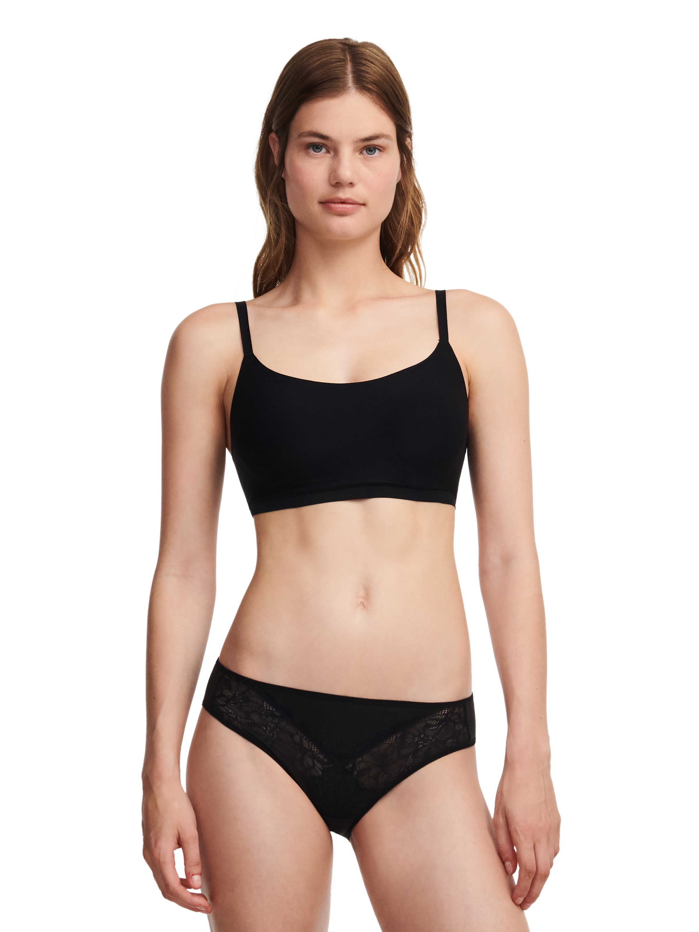 Chantelle Slip miniature »FLORAL TOUCH« dentelle, tissu opaque