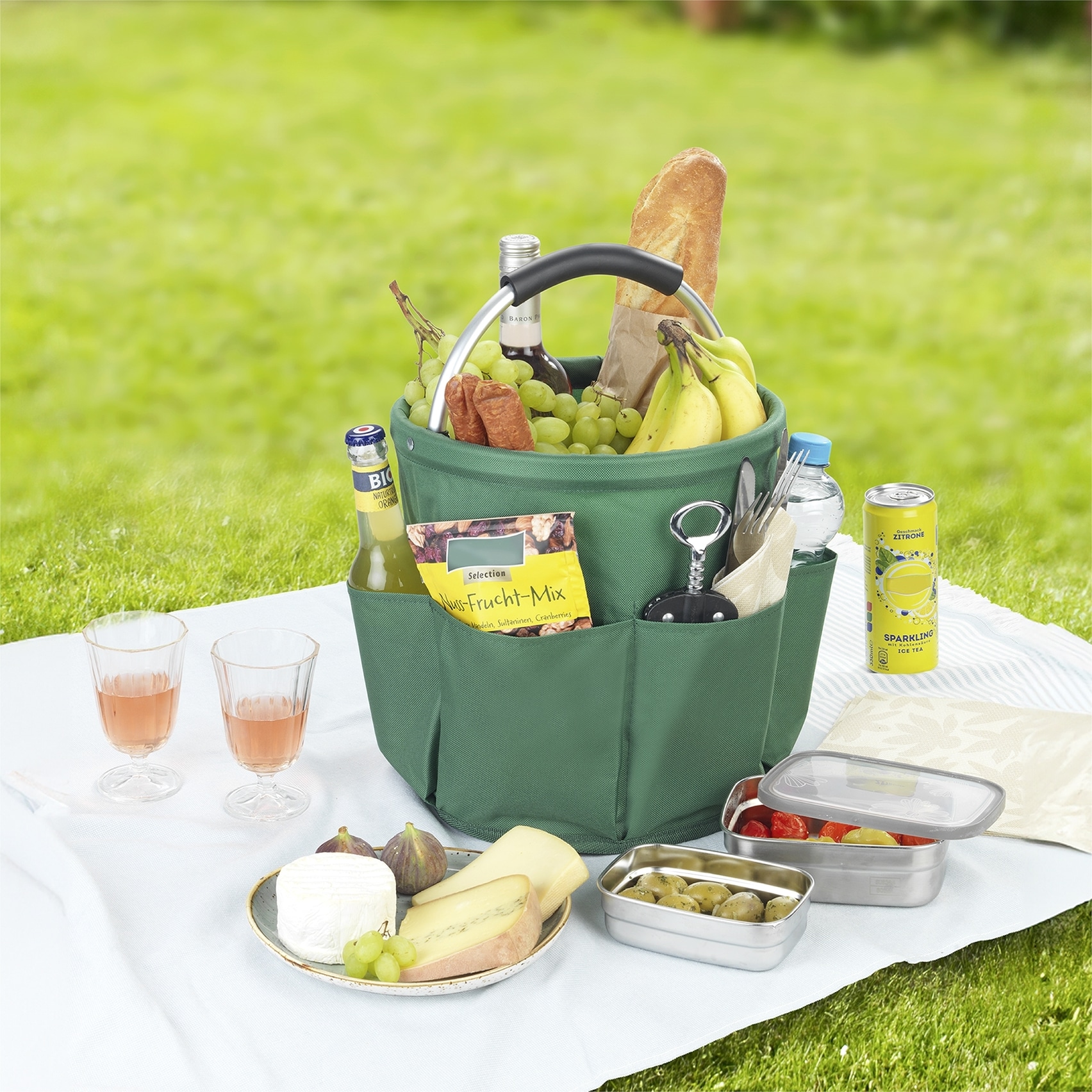 Maximex Organizer »Universal-Reinigungs-Caddy«, Allzweckkorb mit 6 Aussentaschen, ideal für Haushalt, Garten & Camping