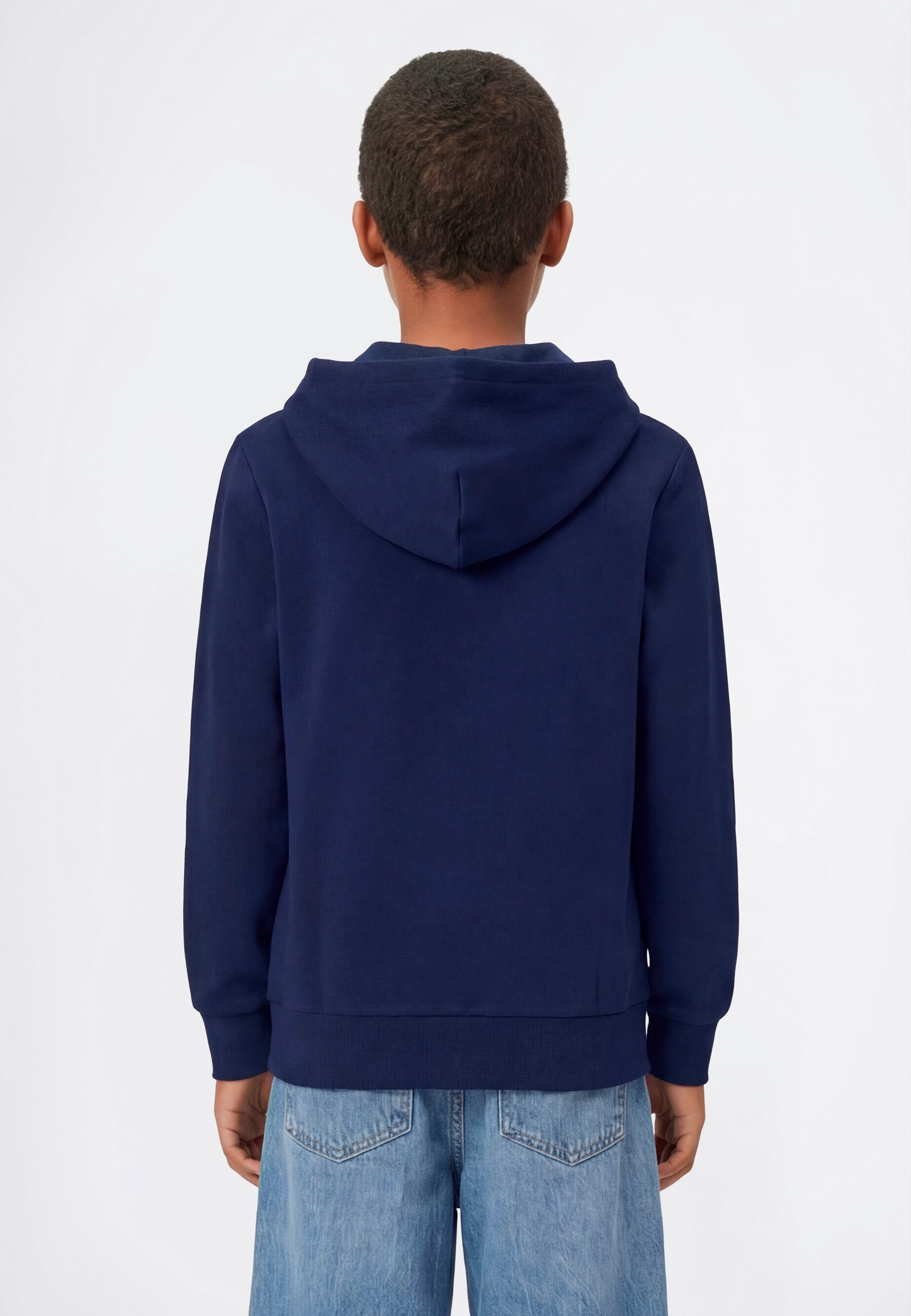 Champion Kapuzensweatjacke »Graphic Terry Full Zip Hoodie« mit Kapuze, mit Reissverschluss, für Kinder, weiches Material