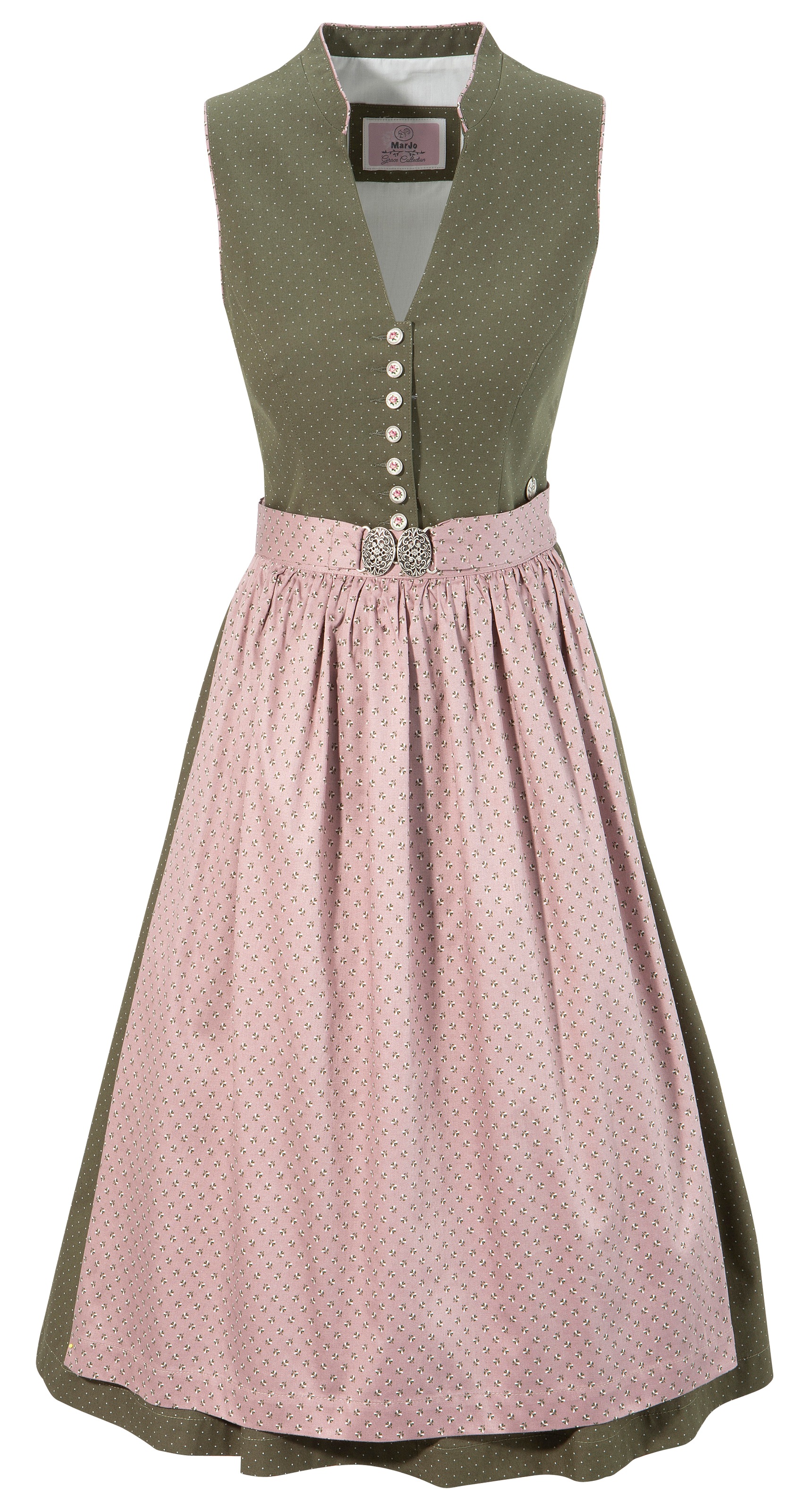 Image of MarJo Dirndl, (2 tlg.), Damen, midi,Schürzenband mit modischer Metallschliesse bei Ackermann Versand Schweiz