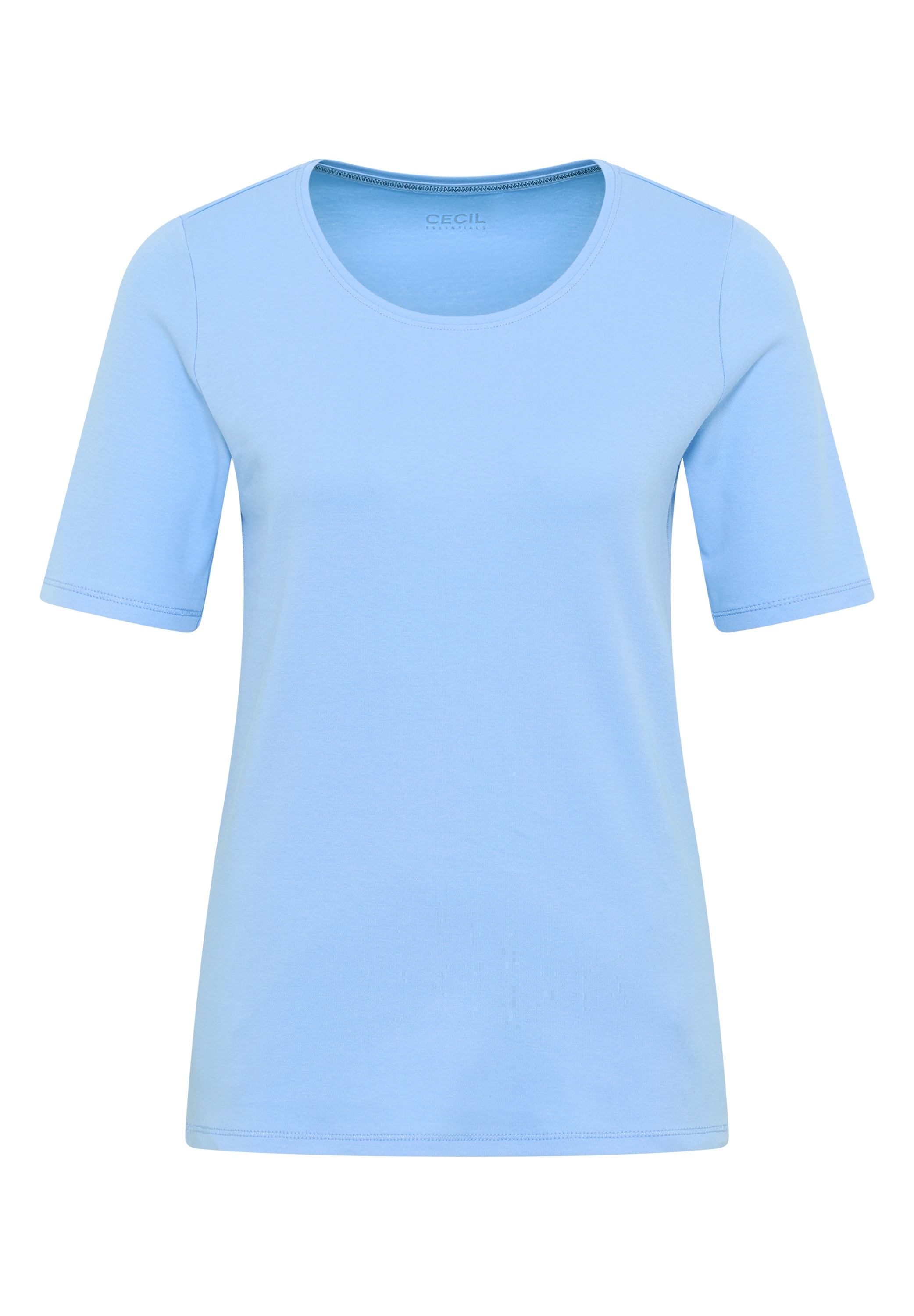 Cecil Rundhalsshirt »Style Lena« mit Halbärmeln
