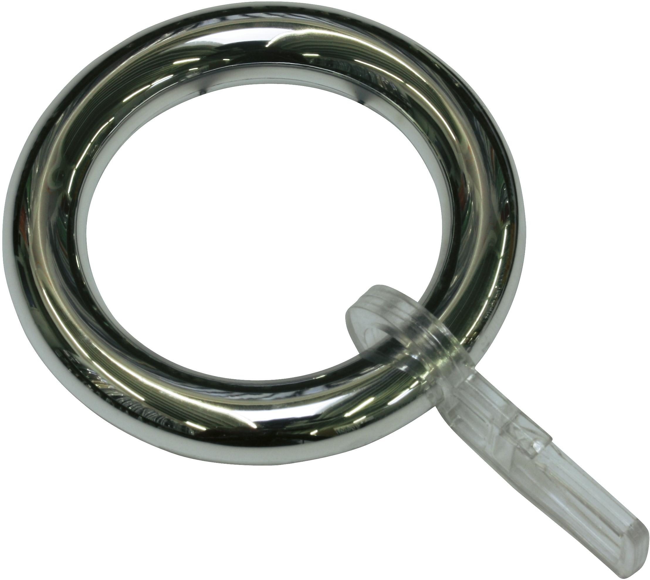 Image of GARDINIA Gardinenring "Kunststoff mit Faltenlegehaken" Serie Spannstange Ø 23/26 mm