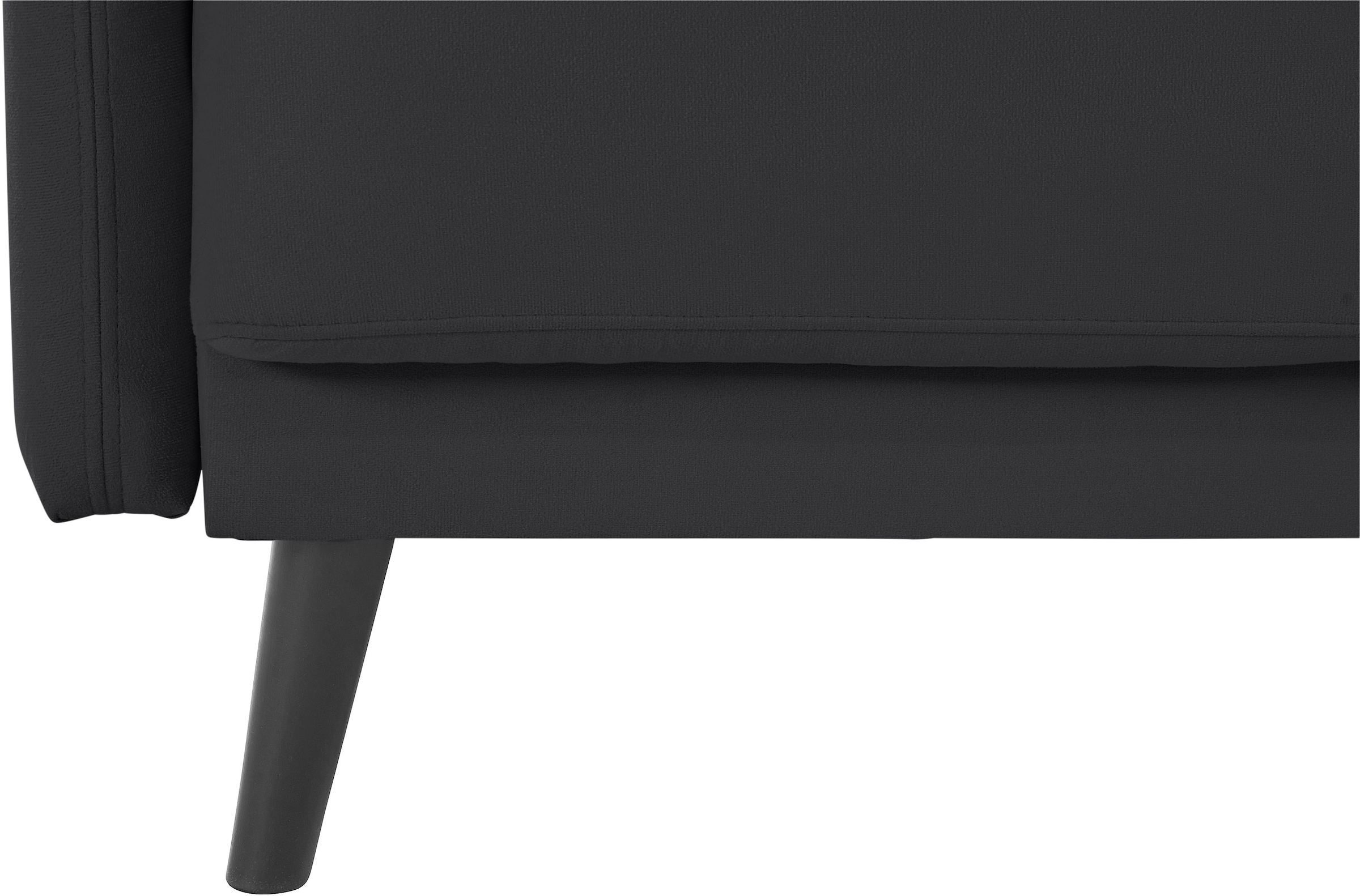 INOSIGN Schlafsofa »Katelin«, incl. Bettfunktion und Bettkasten, Seitentache im Armteil, Federkern