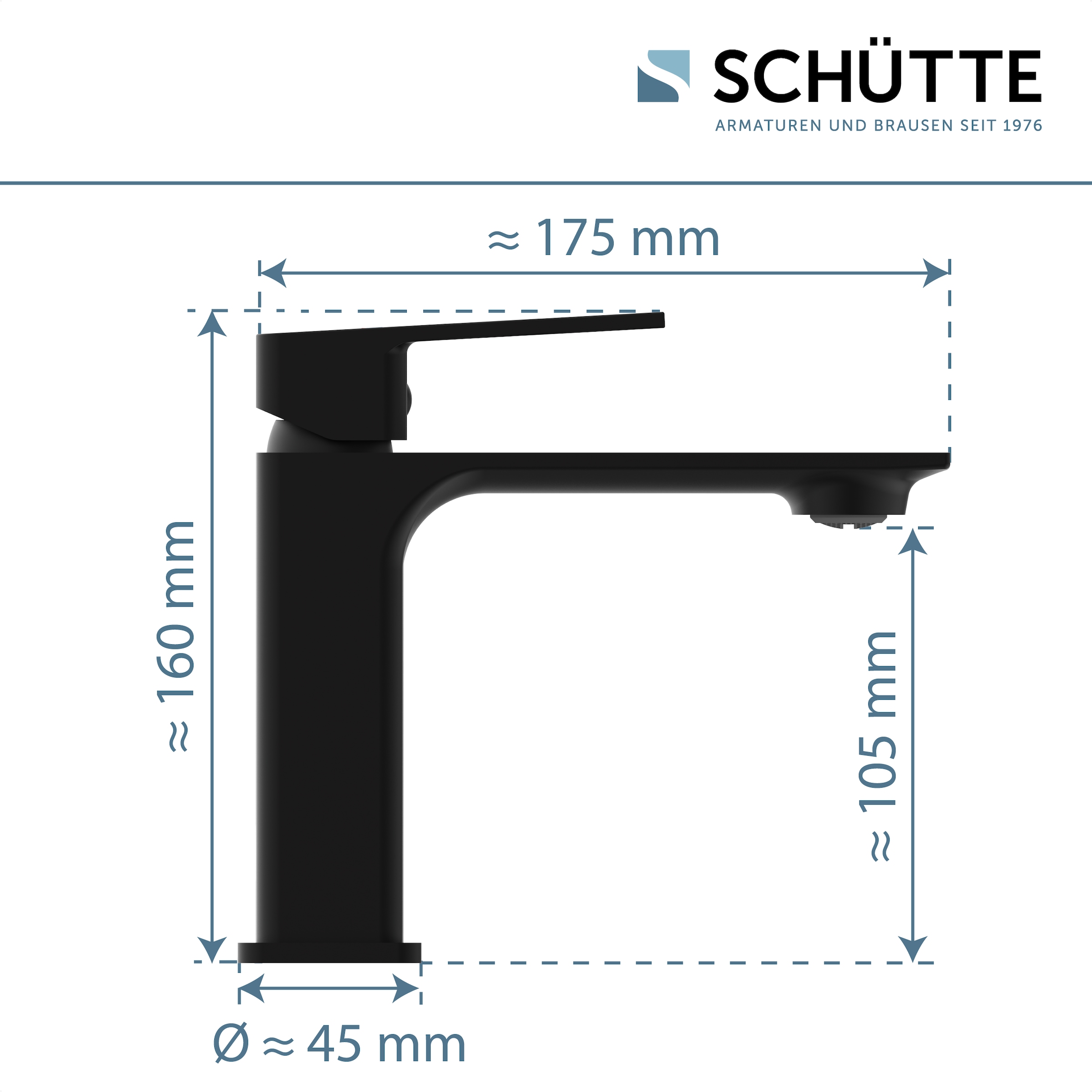 Schütte Robinet de lavabo »SAN DIEGO« Robinetterie haute pression salle de bain, robinet lavabo, robinet d'eau