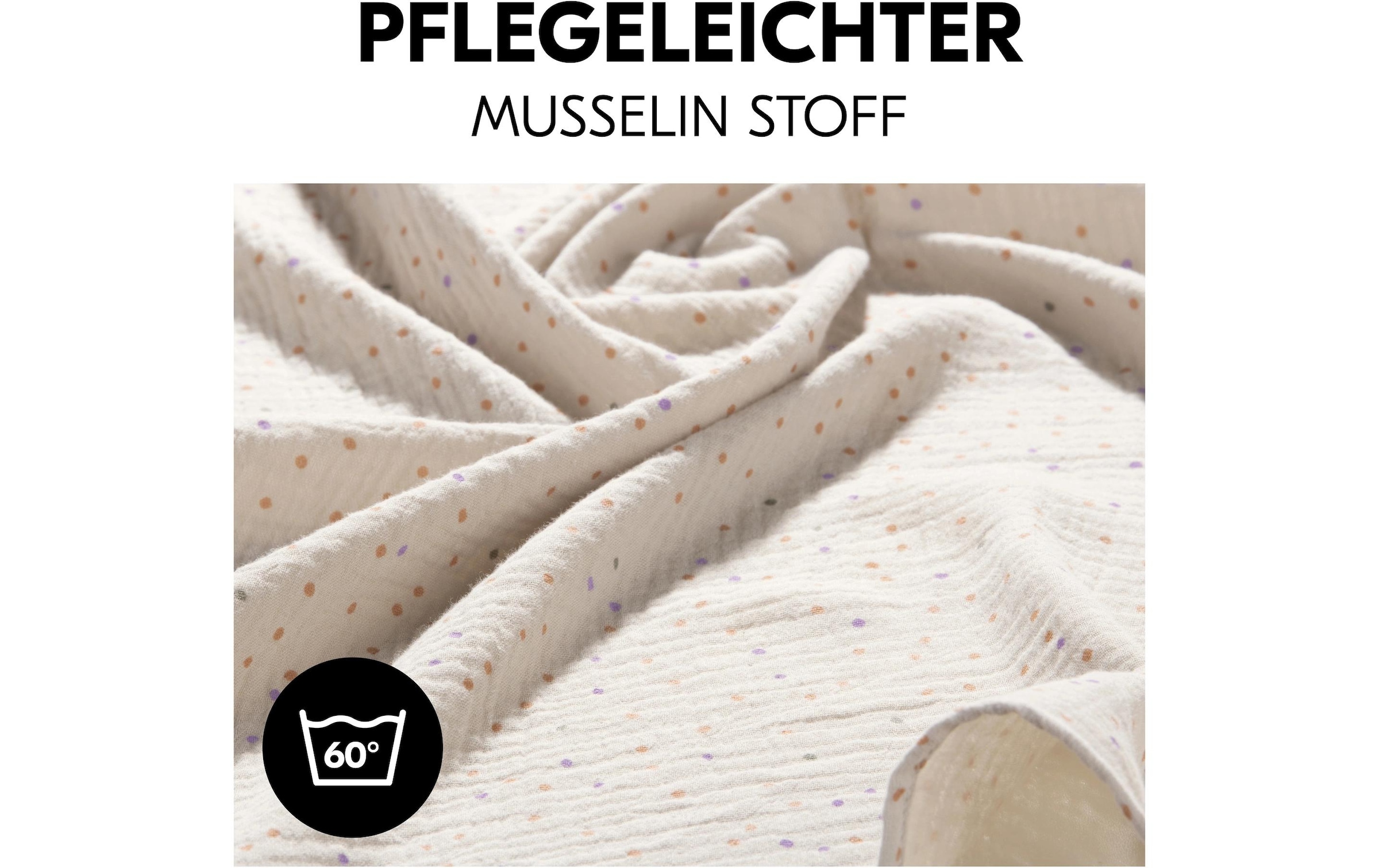 Hauck Doudou »Cuddle N Clean 3Set Sage-Beige-Dots-Cork« 3 tlg.
