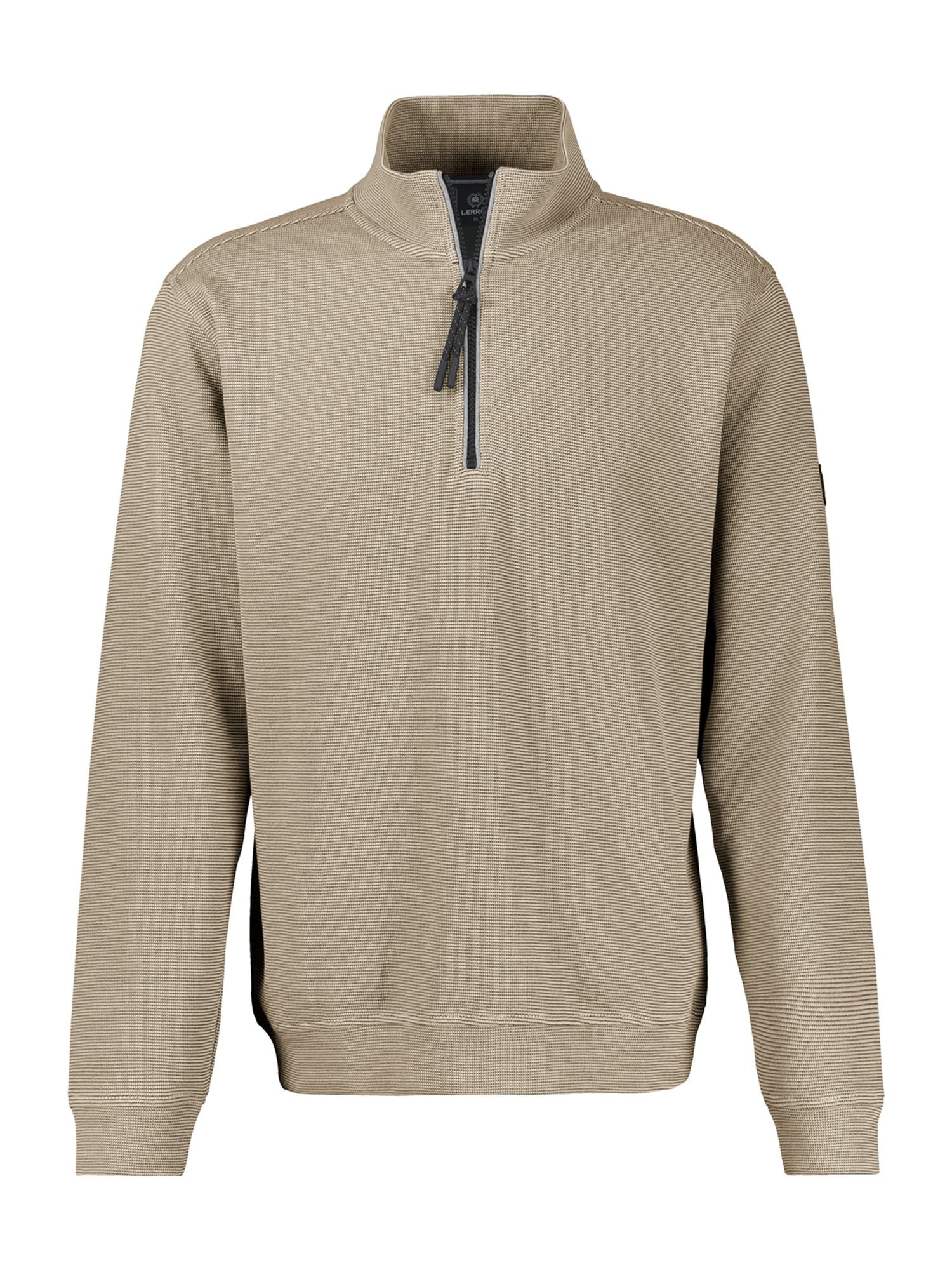 LERROS Sweat-shirt »Hochwertiger Troyer aus Mischgewebe mit feiner Rippstruktur«
