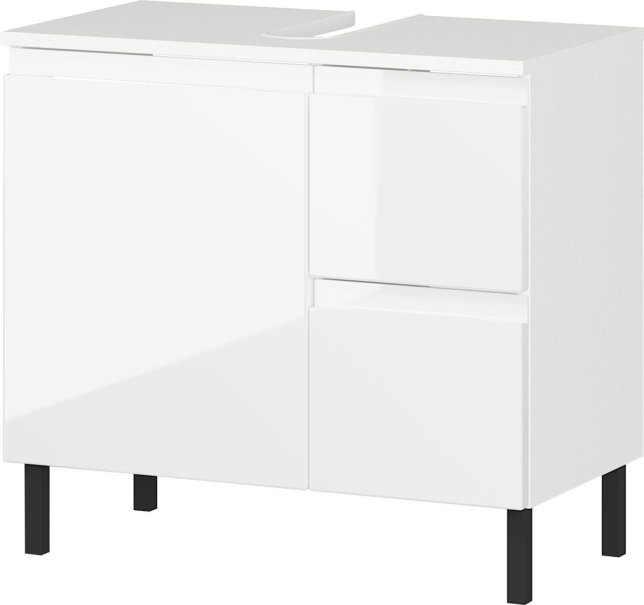 Image of GERMANIA Waschbeckenunterschrank "Scantic" 1 Stk. tlg. mit Siphonausschnitt