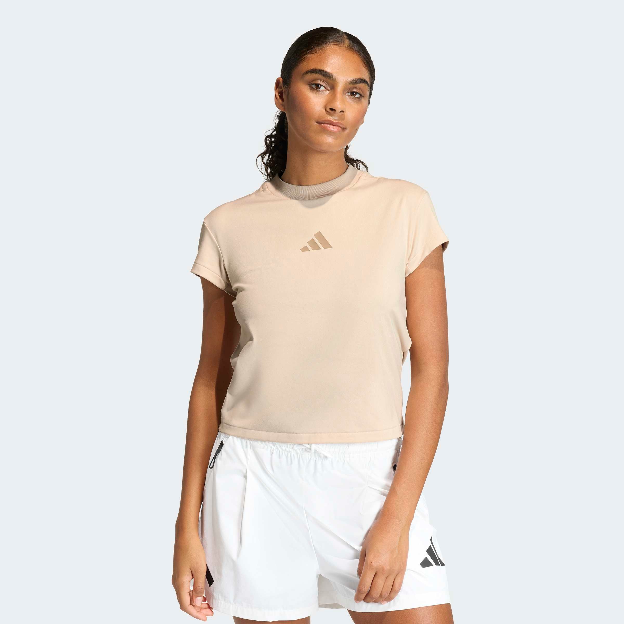 adidas Sportswear T-shirt »W Z.N.E. BB TEE« style sportif, sans fermeture, en polyester