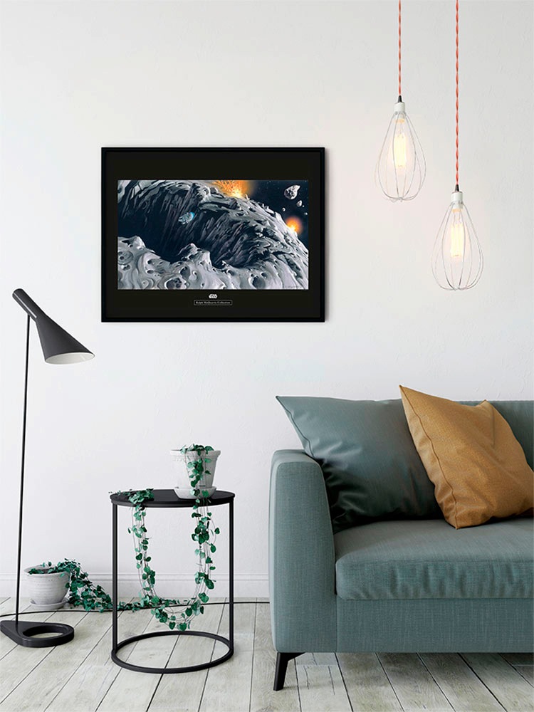 Komar Bild »Star Wars Classic RMQ Asteroid«, Star Wars, (1 St.), Wandbild zur Dekoration im Kinderzimmer - ohne Rahmen