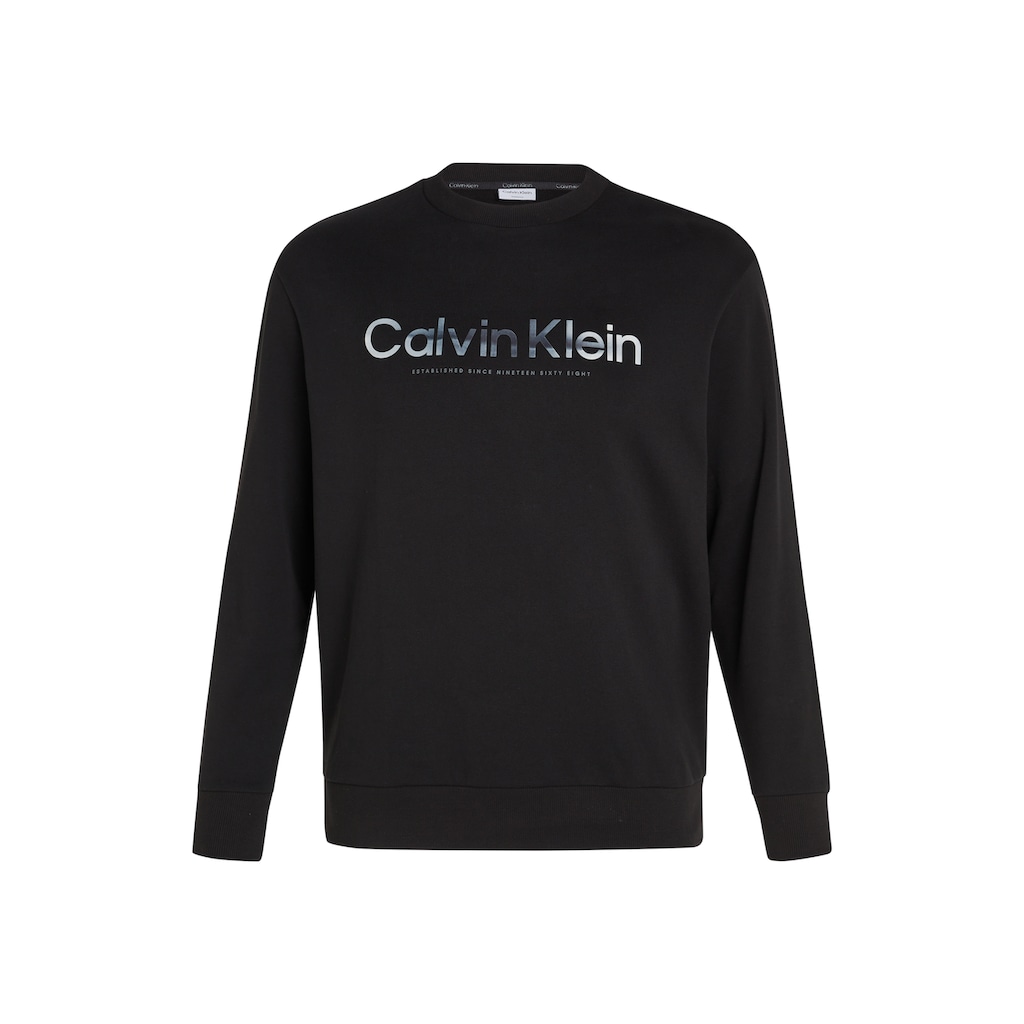 Calvin Klein Big&Tall Sweatshirt »BT-DIFFUSED LOGO SWEATSHIRT«, Grosse Grössen