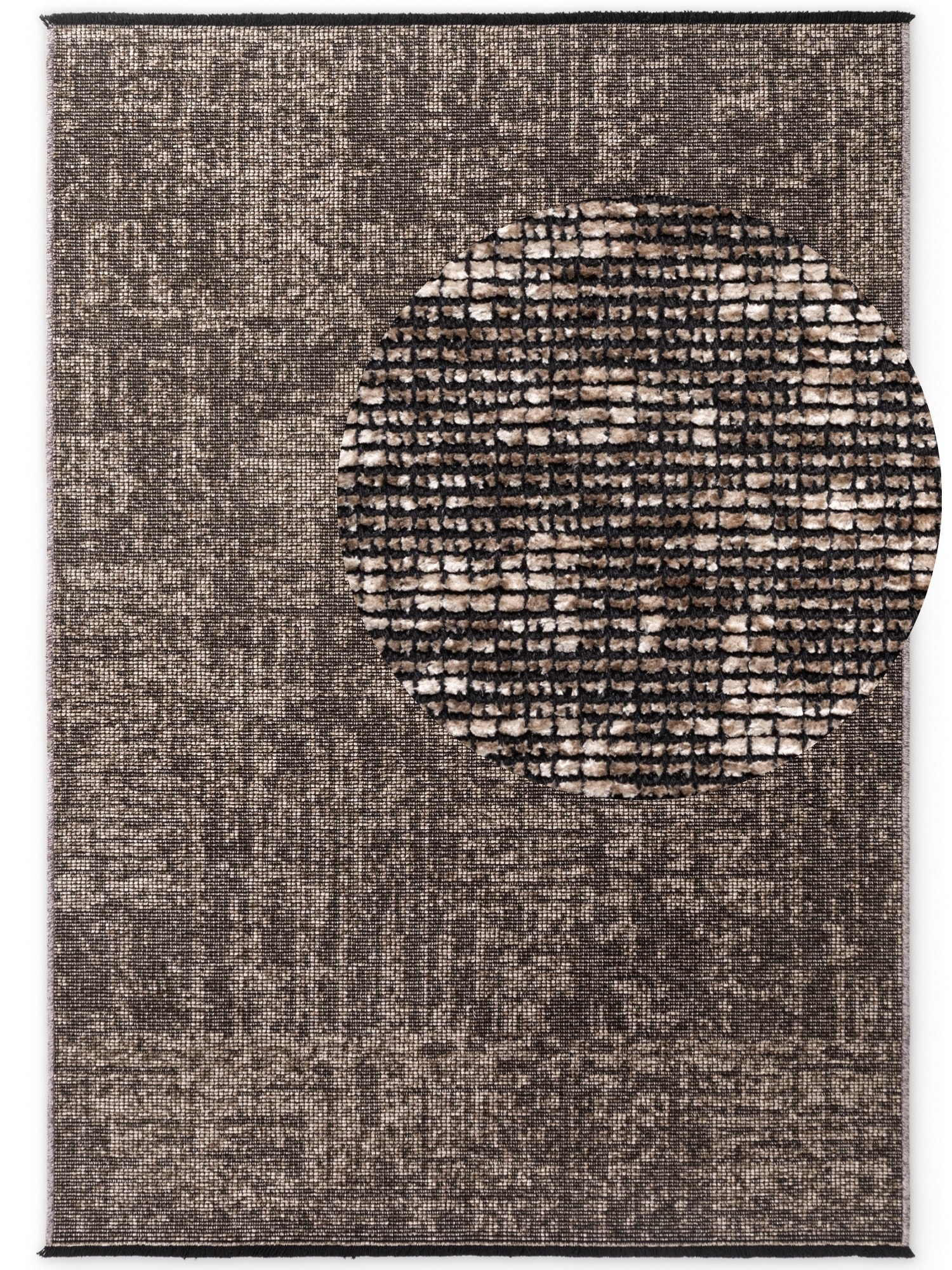 ELLE DECORATION Tapis »Prisma« Rectangulaire 5 mm Höhe Glanz-Effekt, Karo Design, Kachel-Optik, Wohnzimmer, Schlafzimmer,Flur