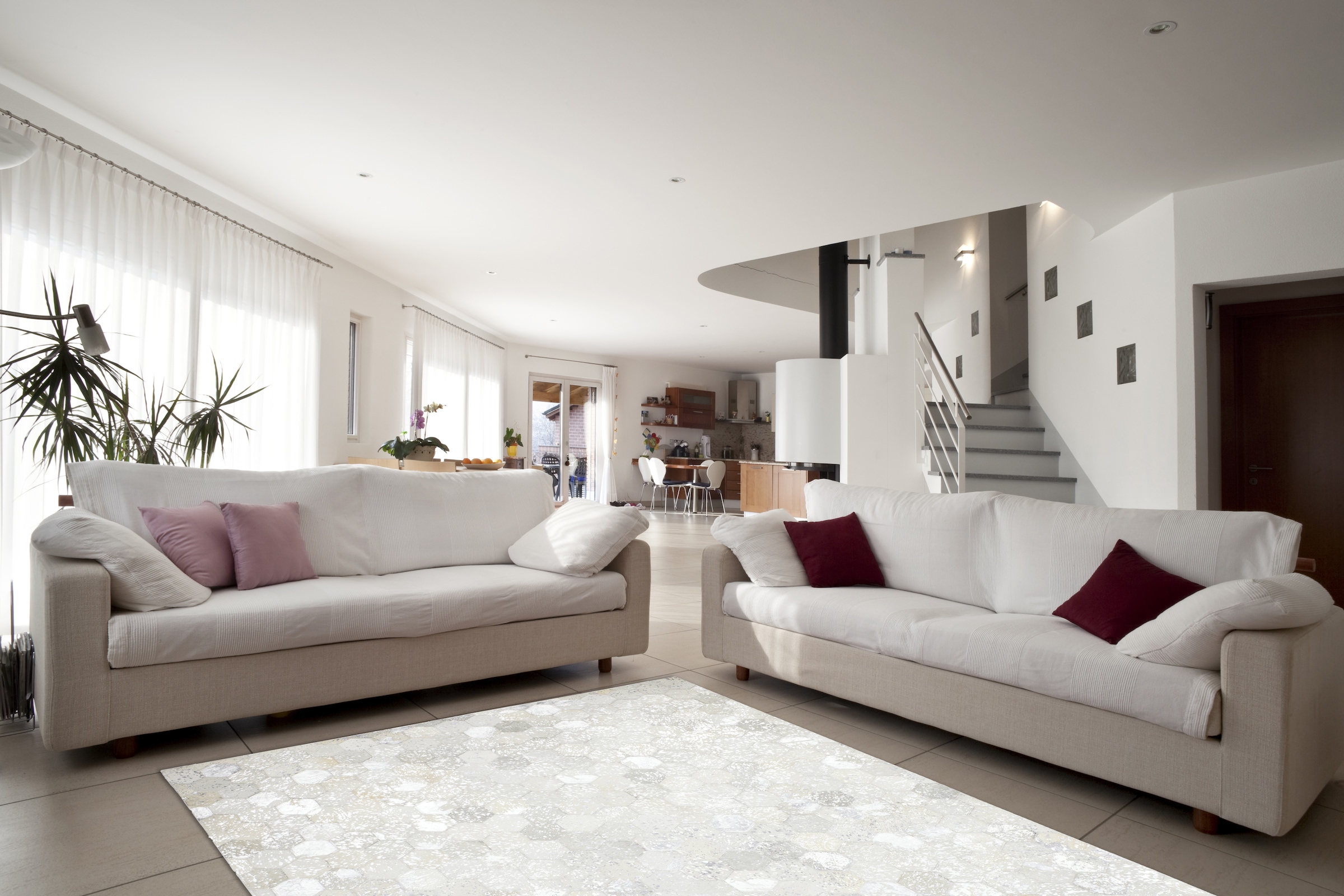 Kayoom Teppich »Spark 210«, rechteckig, 8 mm Höhe, 100% Leder, Unikat, fusselarm, Allergiker & Fussbodenheizung geeignet