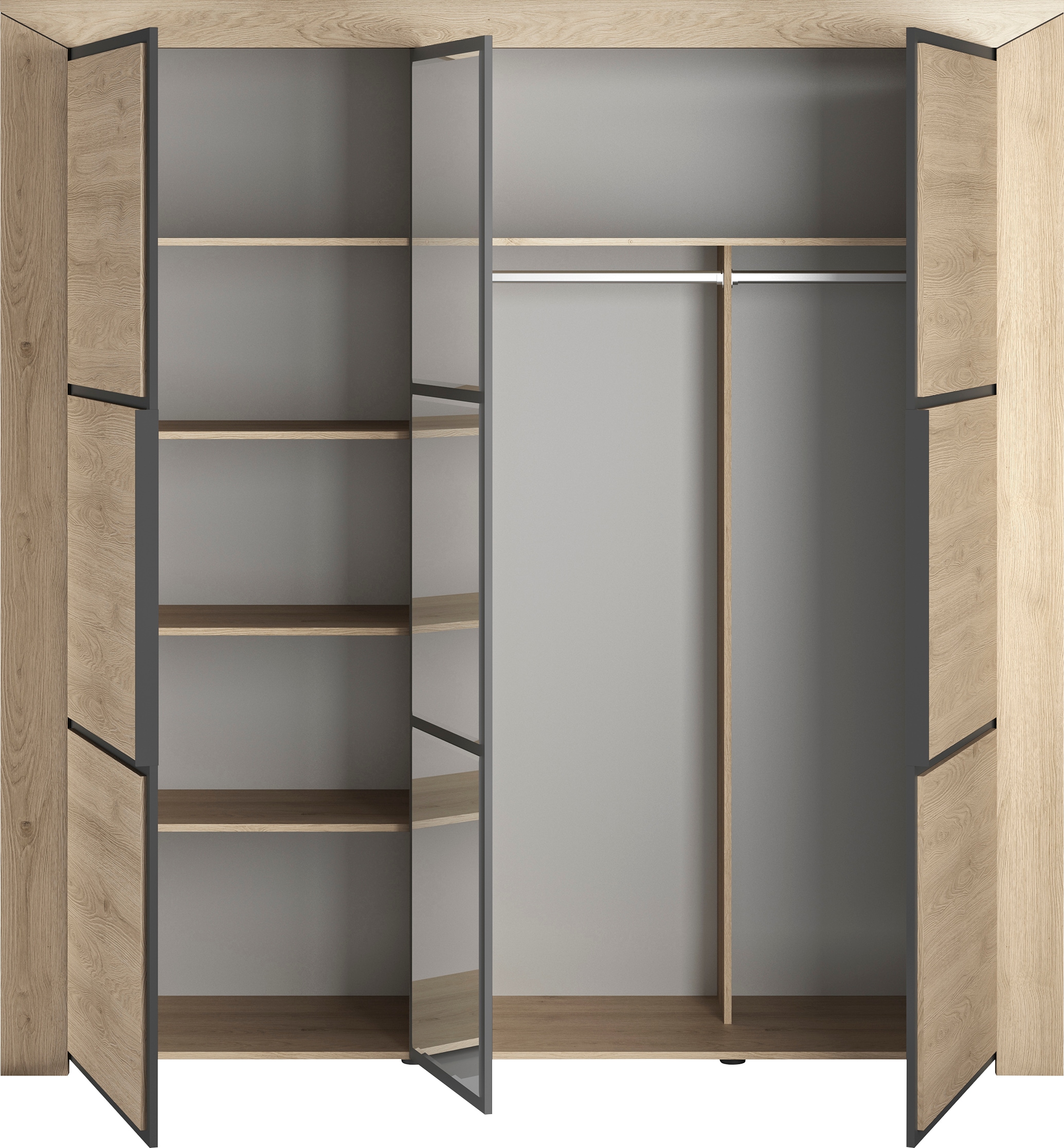 Gami Kleiderschrank »Kleiderschrank 3 Türen, Kinderkleiderschrank«, In 2 Farben erhältlich