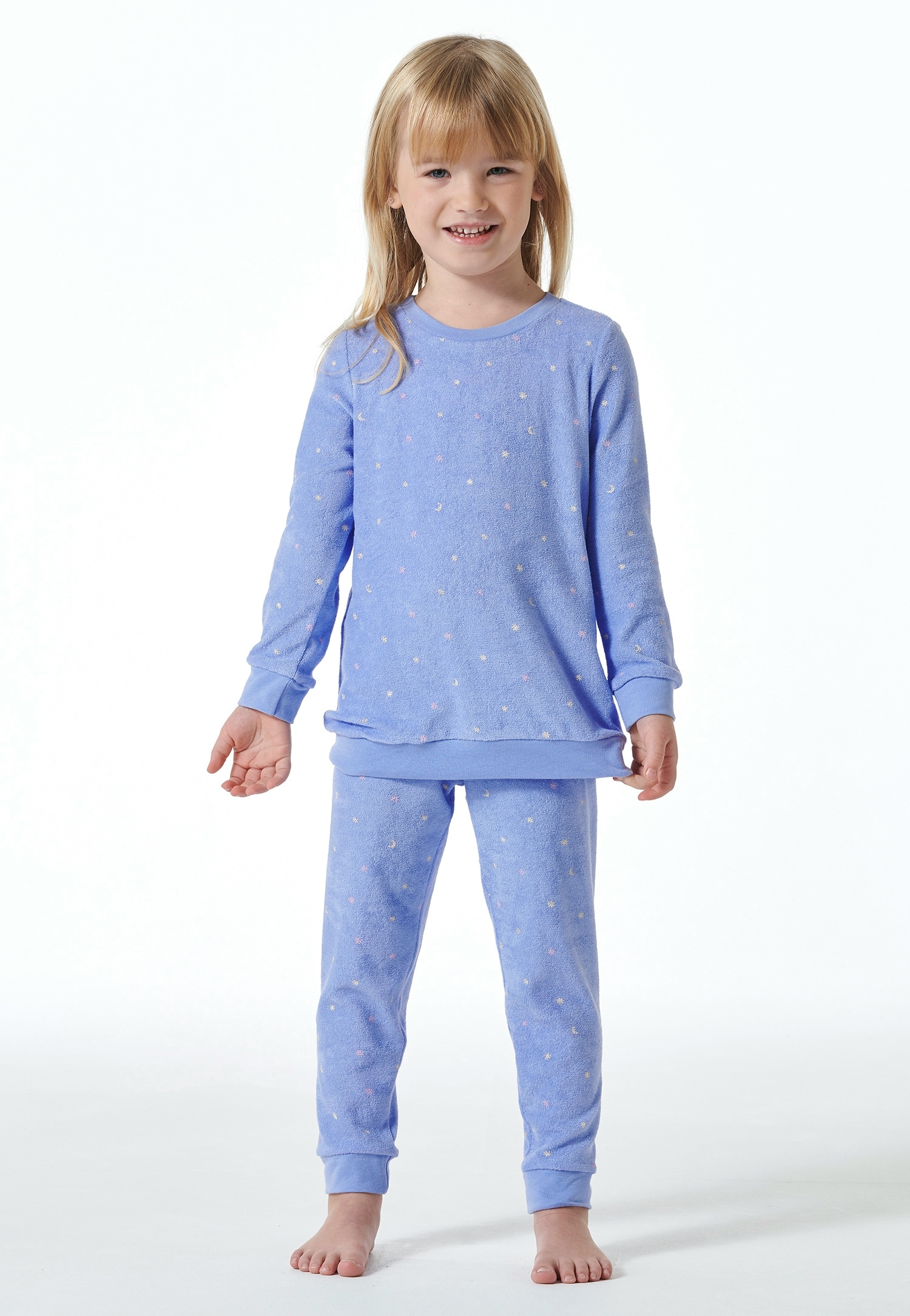 Image of Schiesser Schlafanzug "Girls World" 2 tlg. mit komfortablen Bündchenabschlüssen
