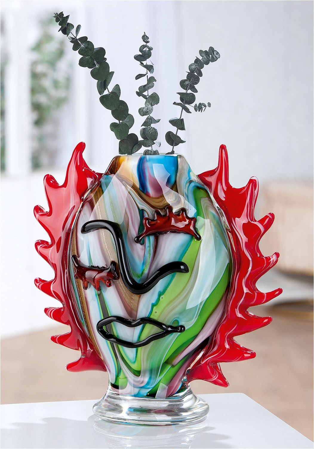 GILDE Vase de table »Gesichtsvase  Pepito«