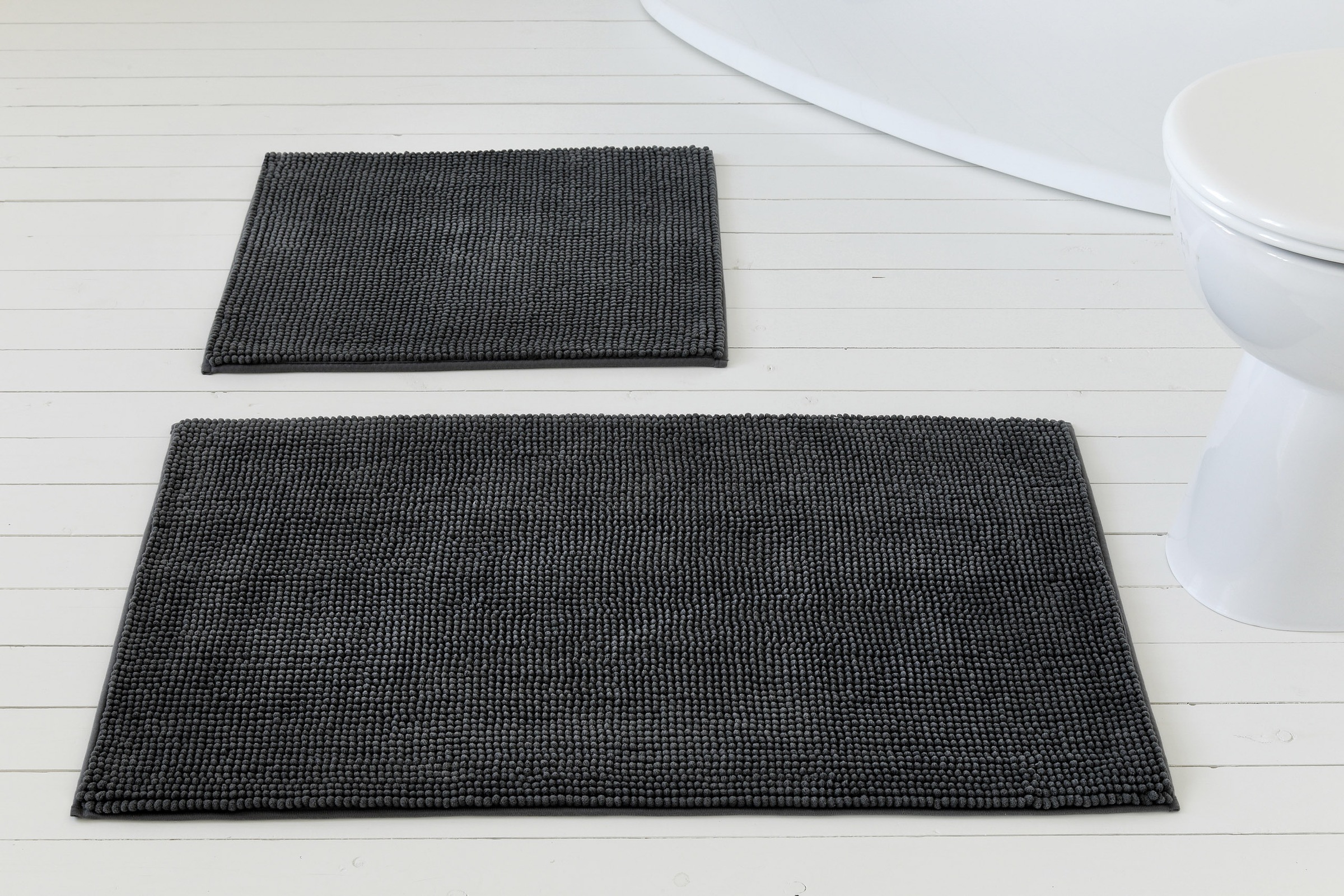 OTTO home Badematte "Kaelan, weicher Chenille" Höhe 14 mm rutschhemmend beschichtet fußbodenheizungsgeeignet Badvorleger, Badteppich weiches Chenille, pastellfarben, Badezimmer