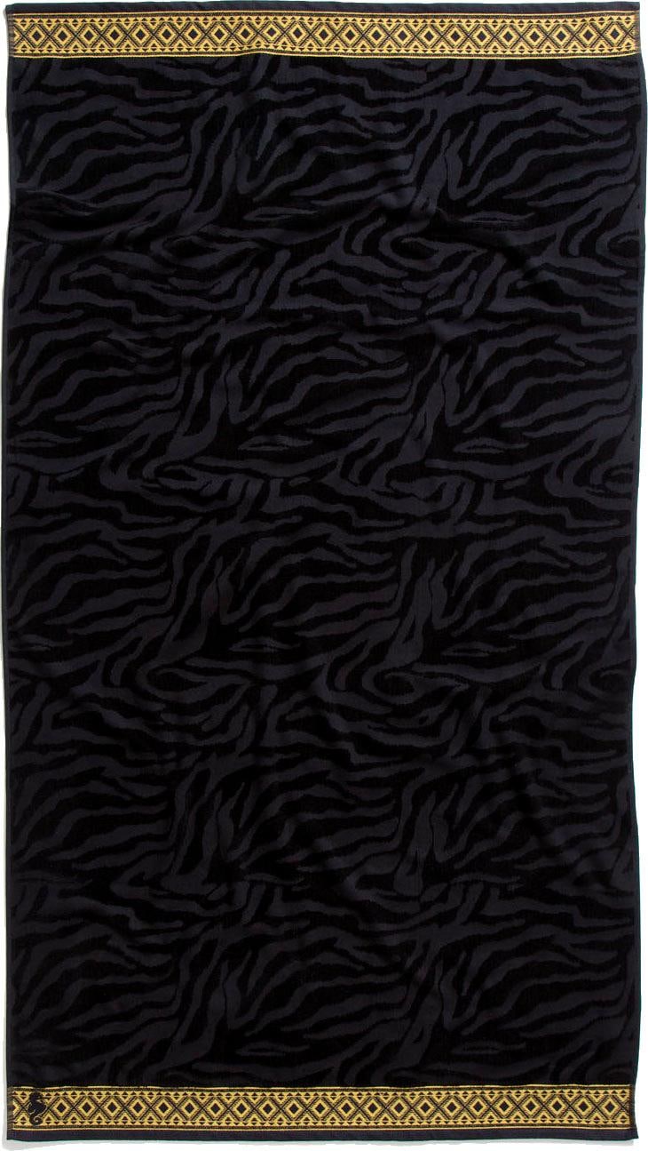 Seahorse Strandtuch "Masai" 100x180, für Sauna und Pool, mit Muster Bordüre