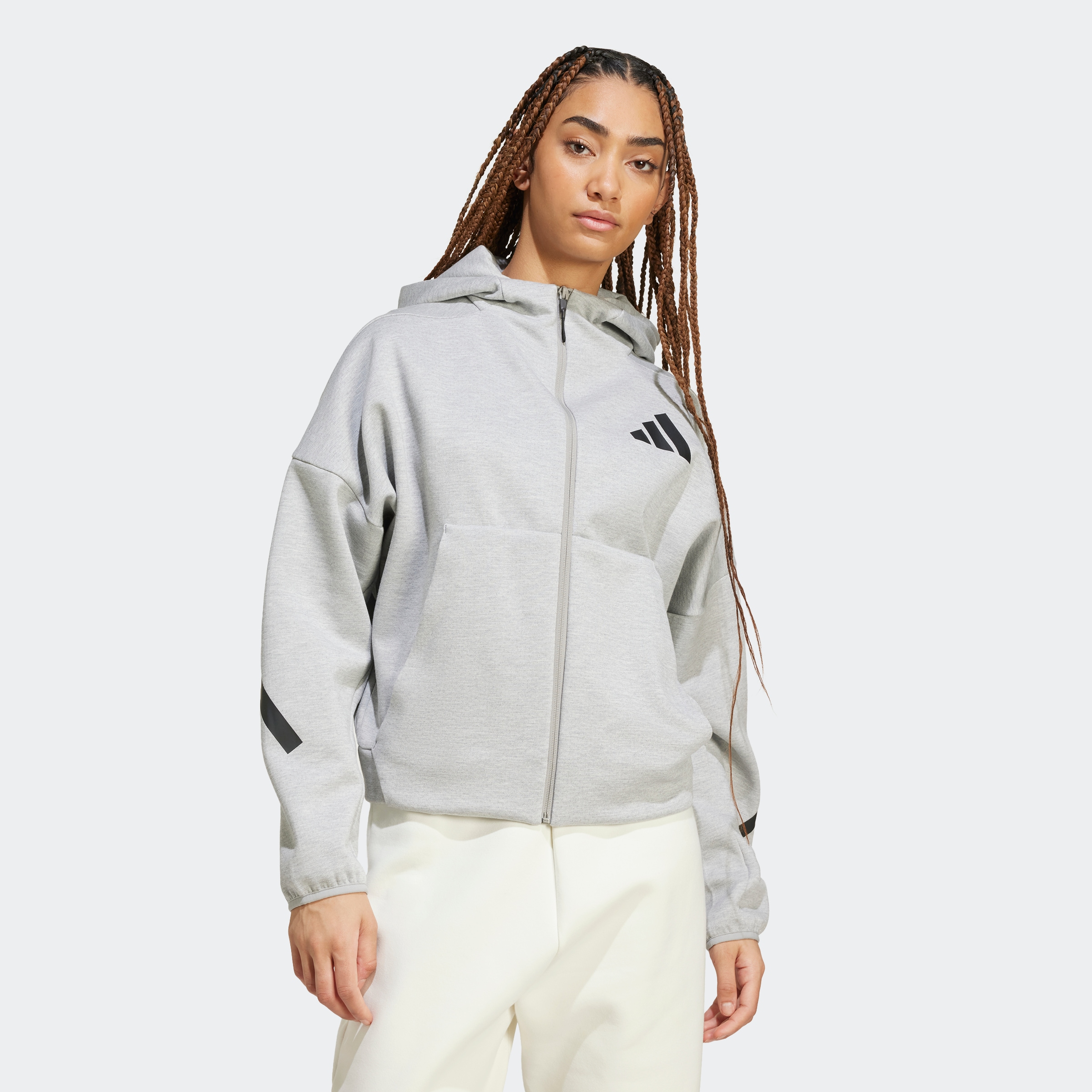 adidas Sportswear Kapuzensweatshirt »W Z.N.E. FZ«