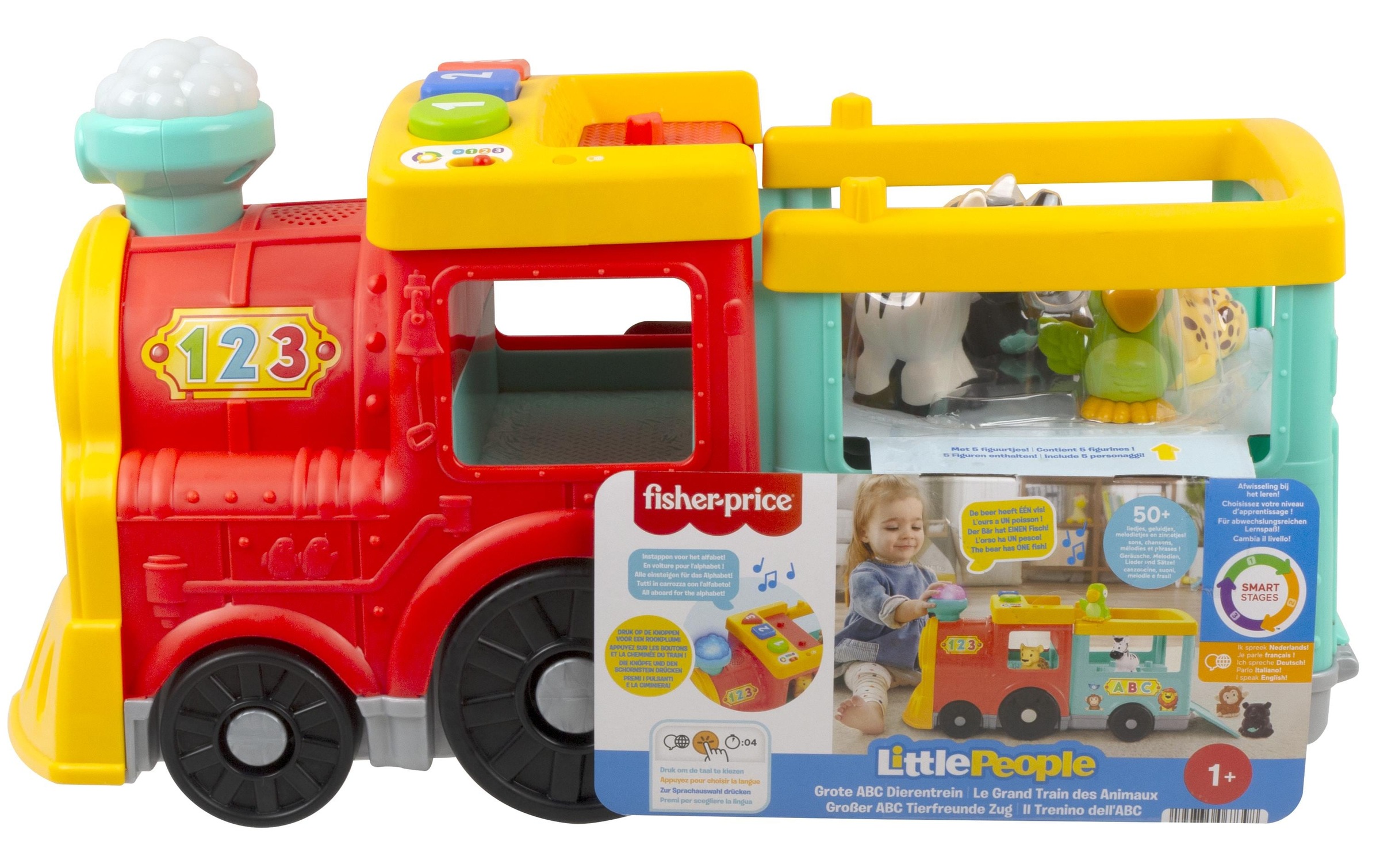 Fisher-Price® Lernspielzeug »LP Grosser ABC Tierfreunde Zug«