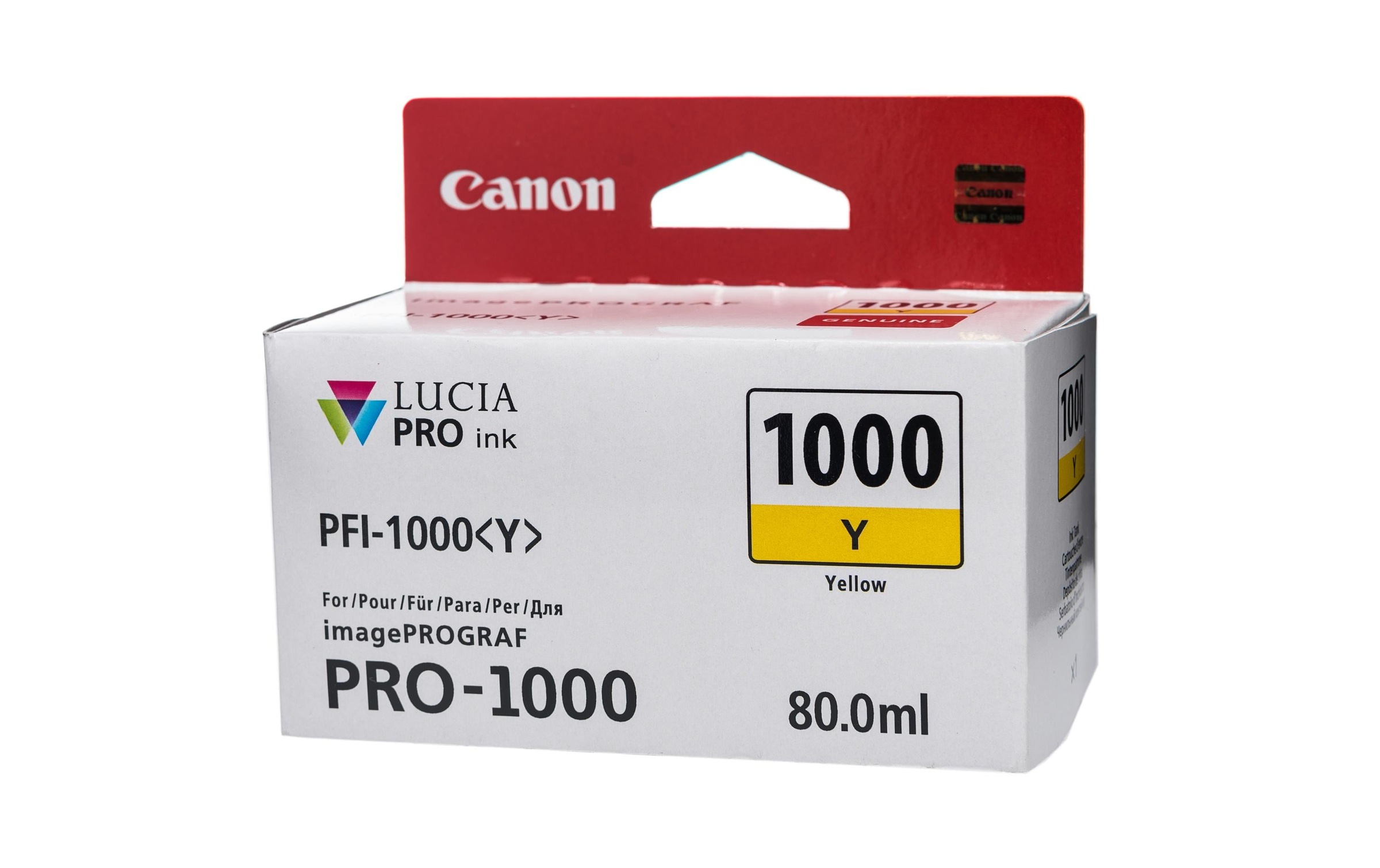 Image of Canon Tintenpatrone "PFI-1000Y / 0549C001 Ye"