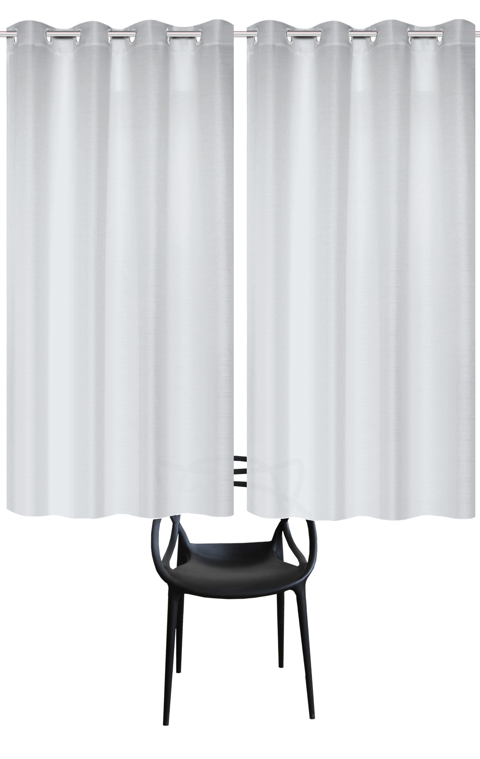 Home Basics Vorhang »BENOGA 2er SET« Ösen 2 Stk. tlg. SET, Ösenschal, Uni, Dekostruktur