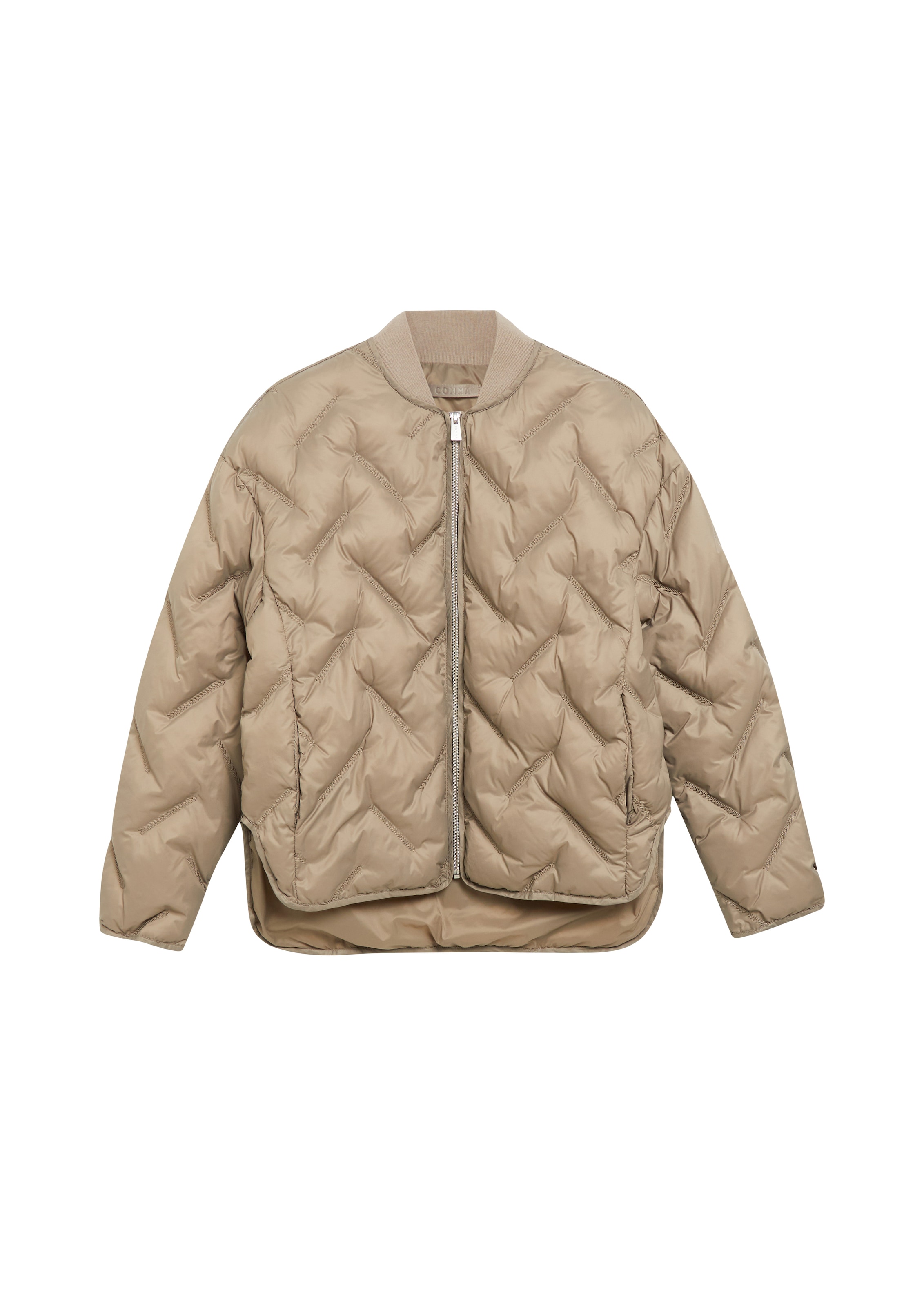 Comma Steppjacke ohne Kapuze im Blouson-Stil und mit Reissverschluss