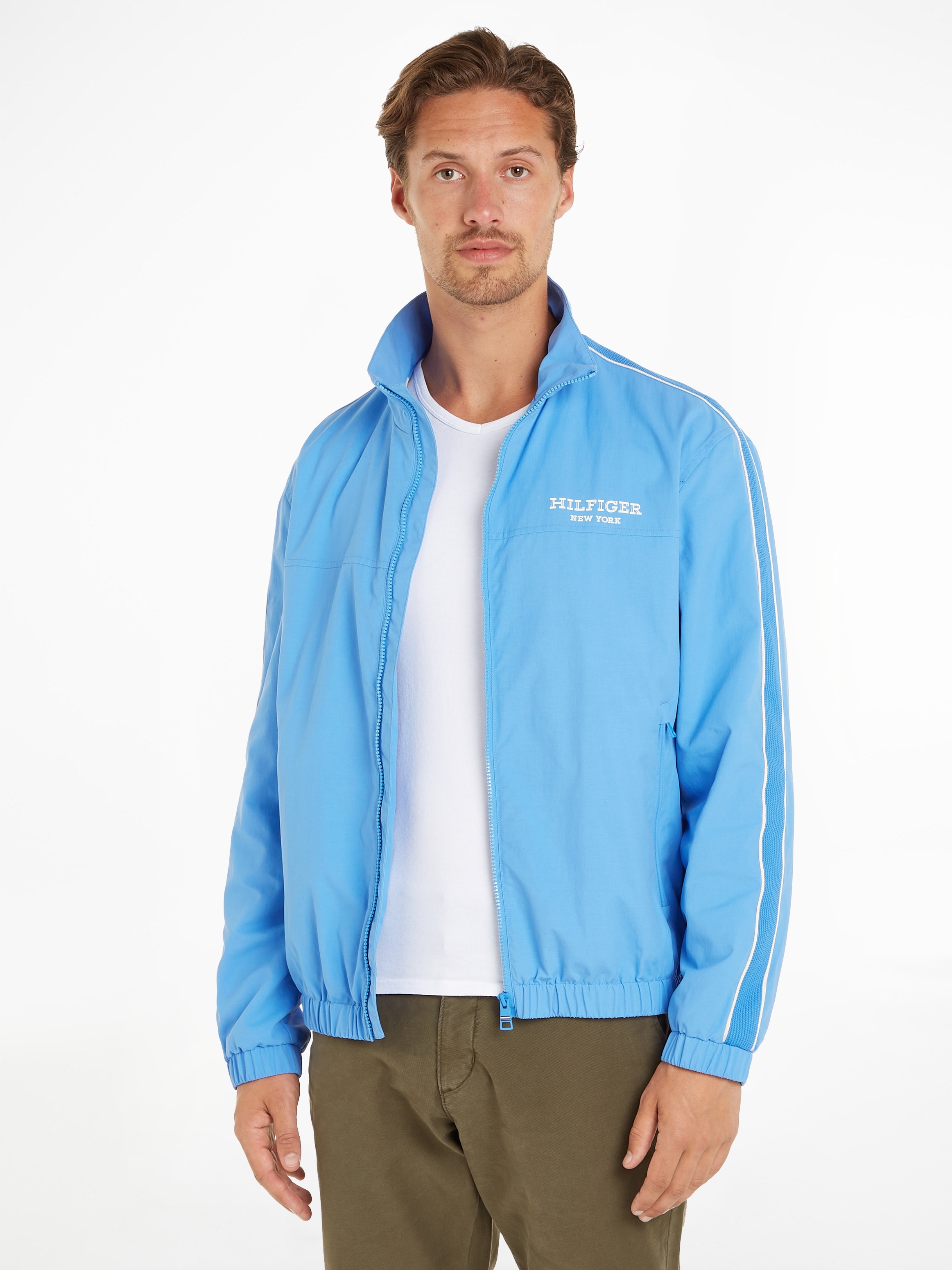 Windbreaker »STRIPE TRACK JACKET«, ohne Kapuze, mit seitlichen Kontraststreifen an den...