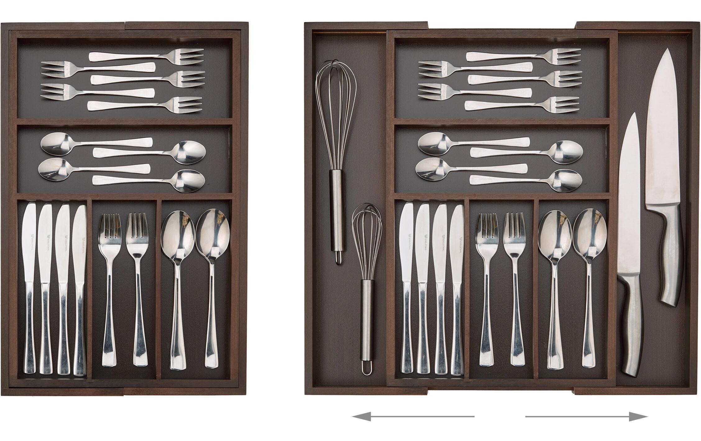 relaxdays Range-couverts »ausziehbar« Ausziehbar