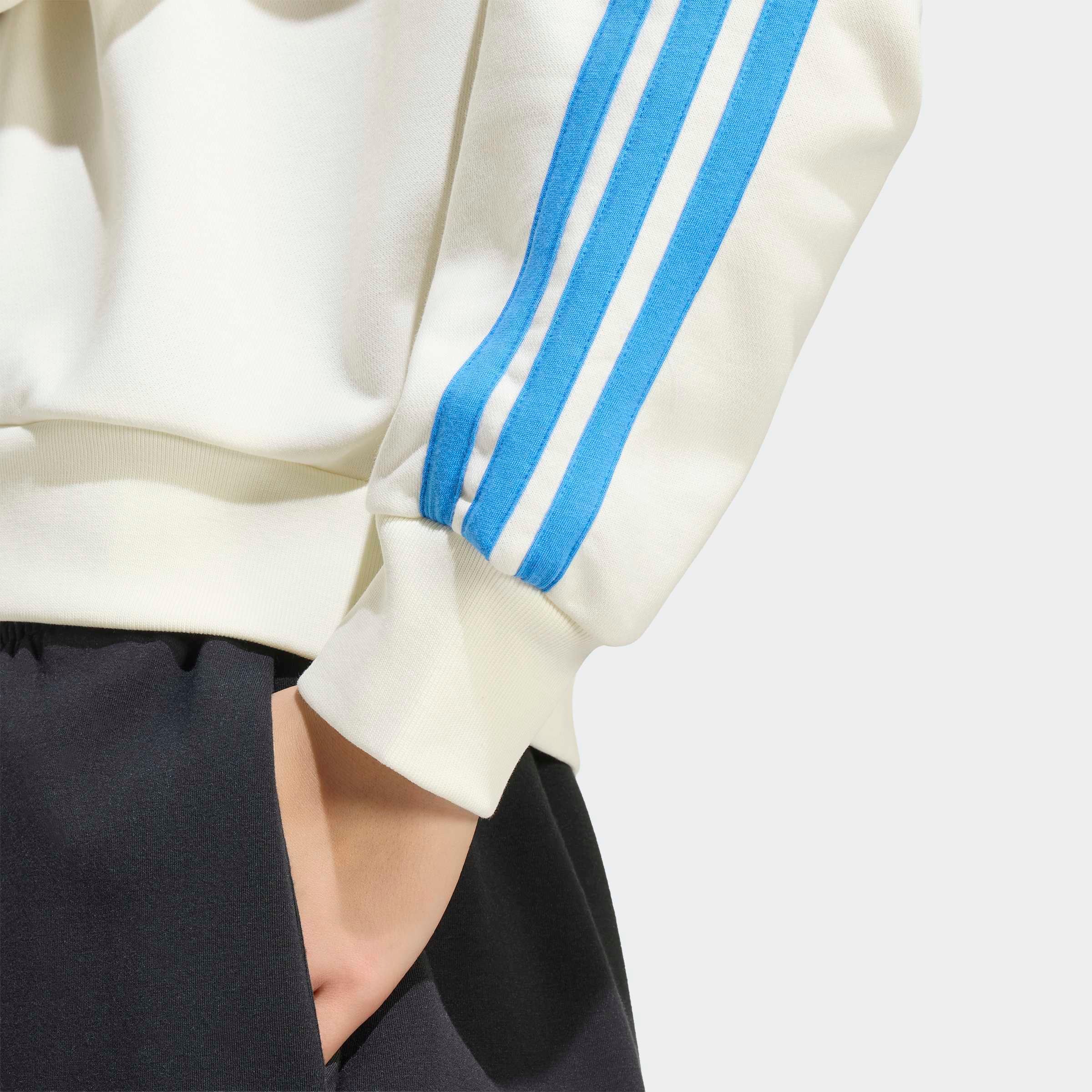 adidas Sportswear Sweatshirt »ESSENTIALS 3-STREIFEN FRENCH TERRY«
