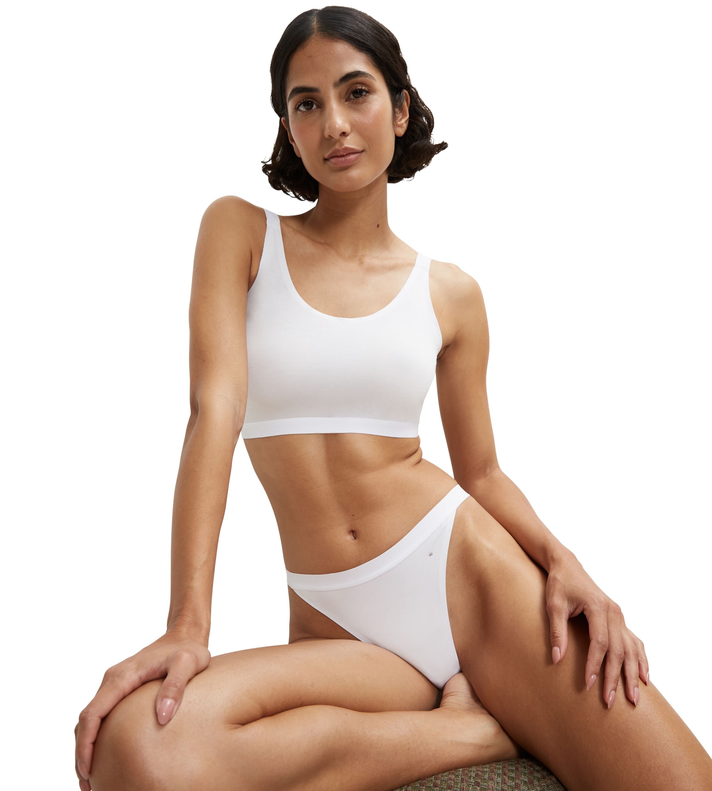 Triumph String »Smart Natural« 2er Pack,  modern, minimalistisch, hoher Beinausschnitt, Single Jersey