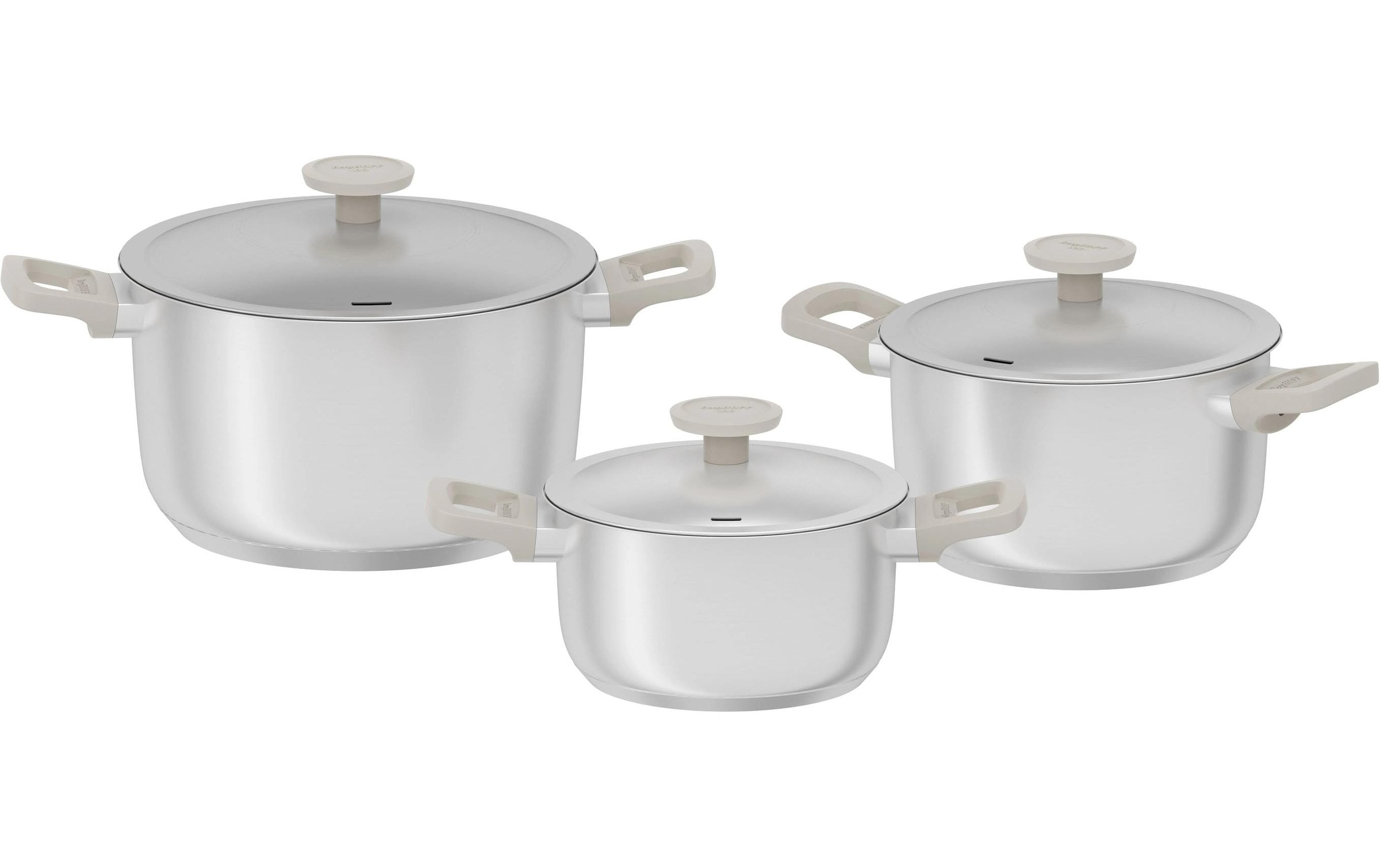 Image of BergHOFF Topf-Set "LEO Bolt Oyster 6-tlg. 24 cm"